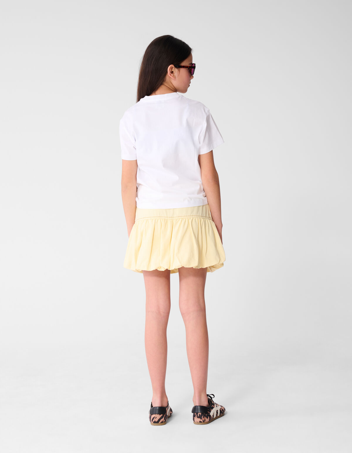 Bubble Mini Rok Lichtgeel SHOEBY GIRLS