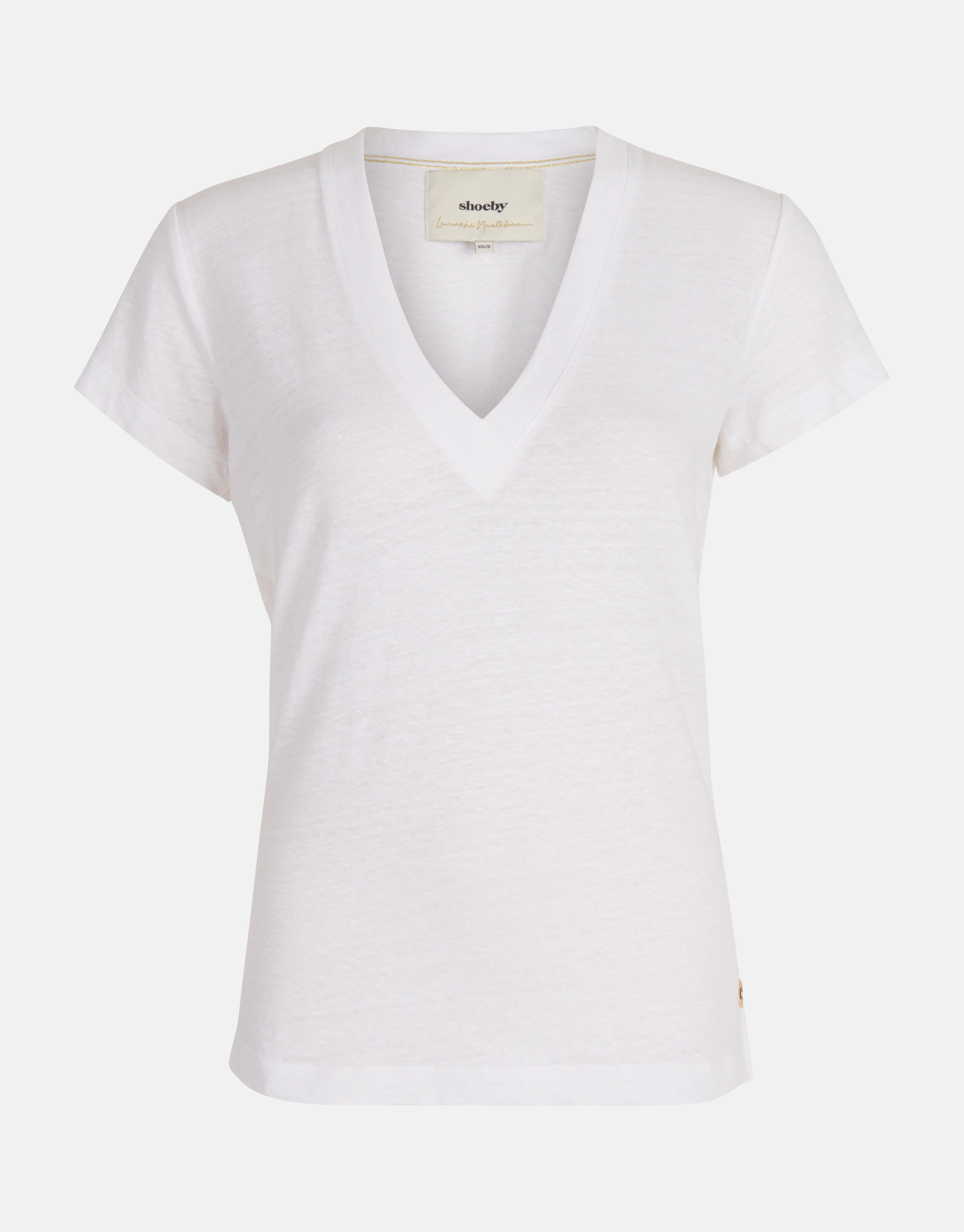 Linnen T-shirt Wit SHOEBY WOMEN