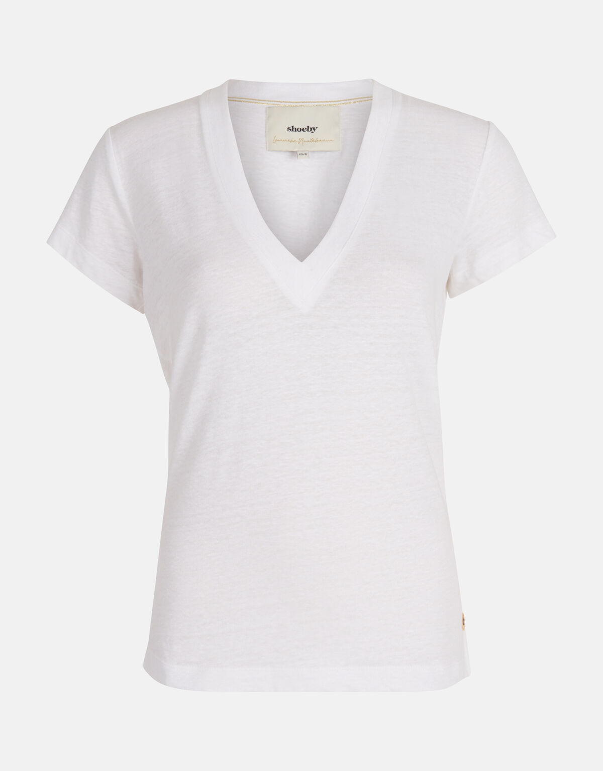 Linnen T-shirt Wit SHOEBY WOMEN