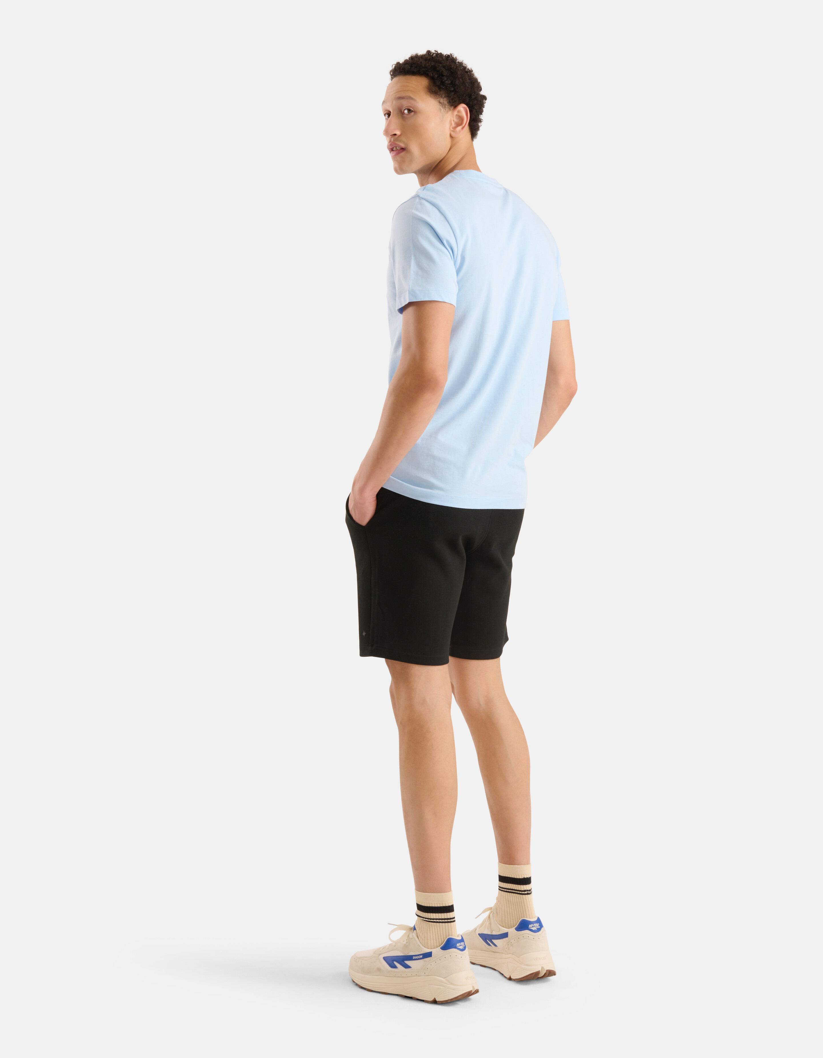 Artwork T-shirt Lichtblauw SHOEBY MEN