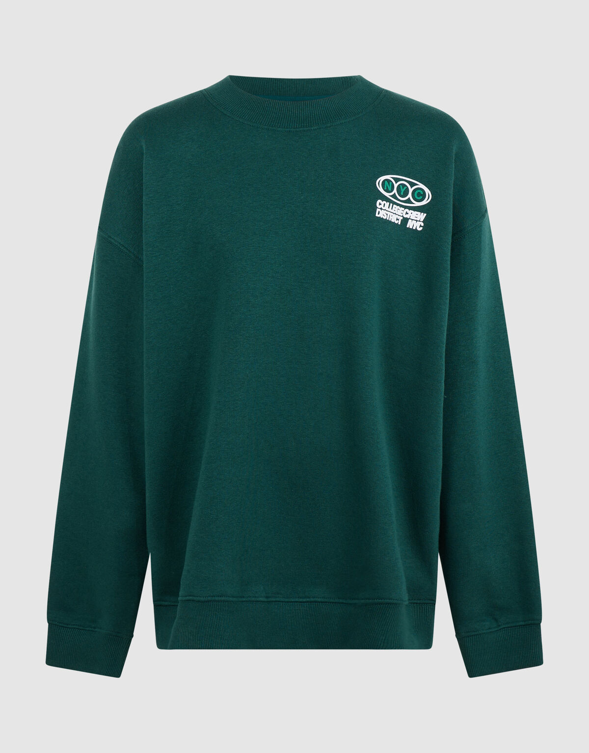 Oversized Sweater Donkergroen SHOEBY BOYS