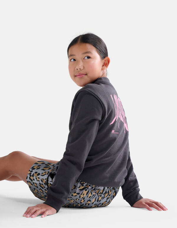Geborduurde Sweater Donkergrijs SHOEBY GIRLS
