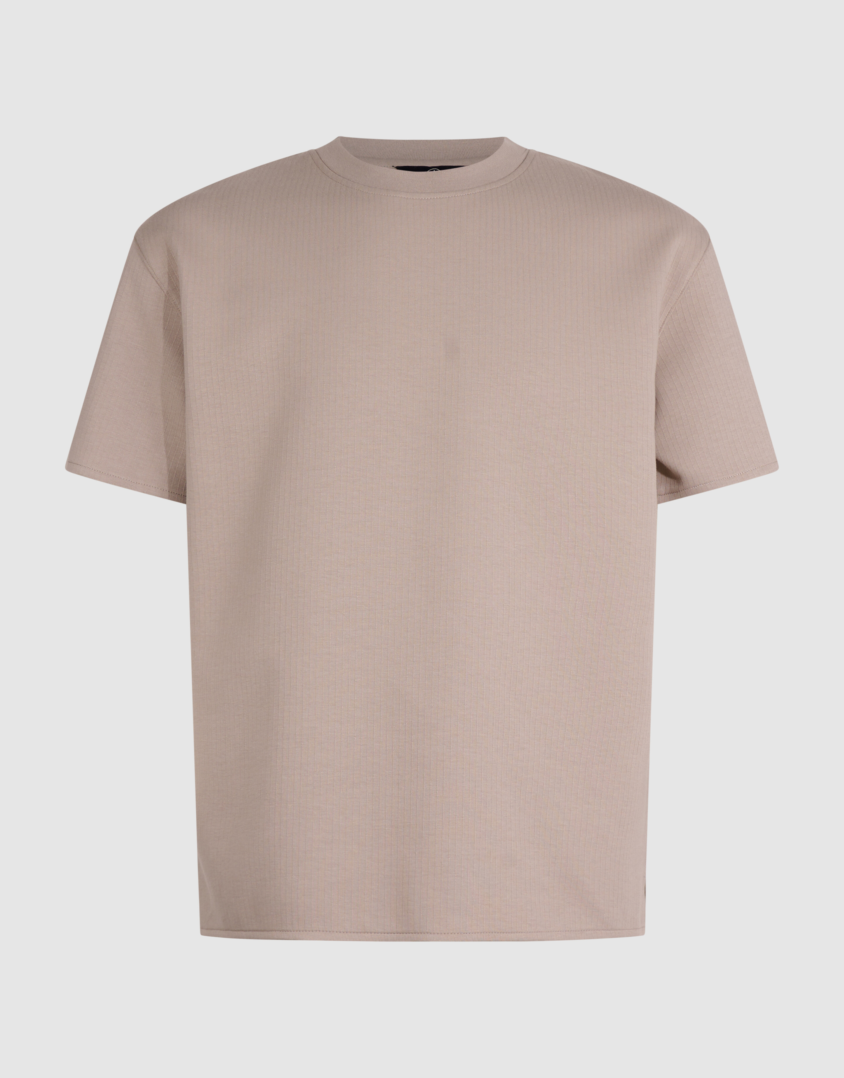 Gestreept Rib T-shirt Lichtgroen SHOEBY MEN