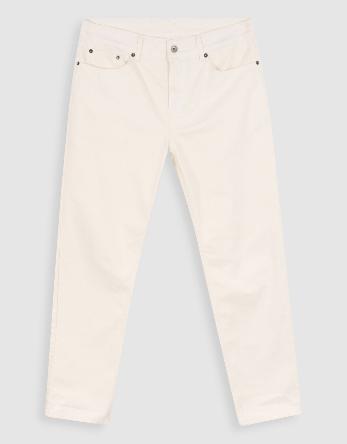 Tapered Fit Broek Gebroken Wit L32 SHOEBY MEN