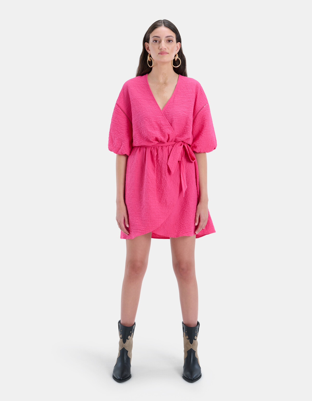 Solid Wrap Jurk EKSEPT