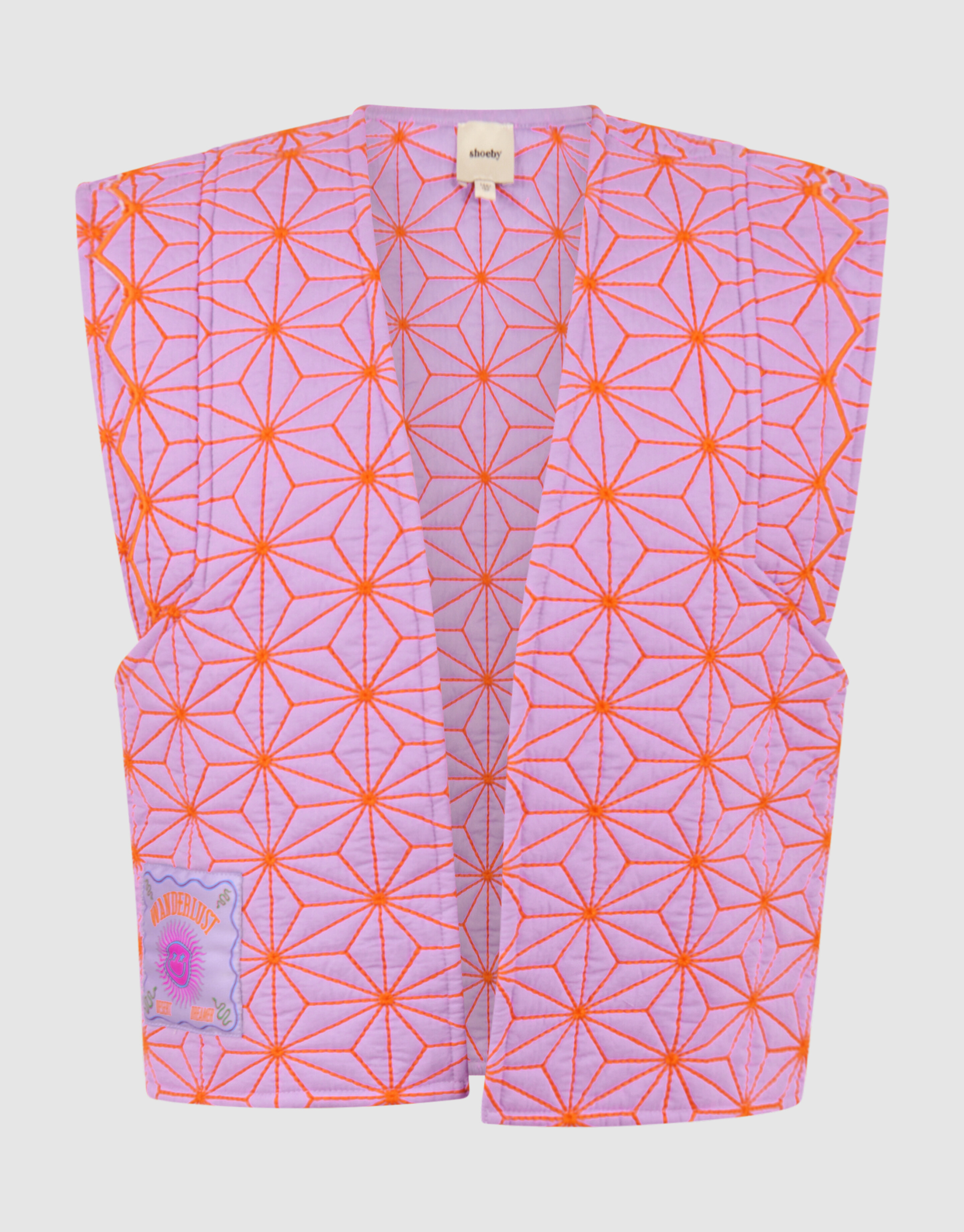 Stitched Structuur Gilet Lichtpaars SHOEBY GIRLS