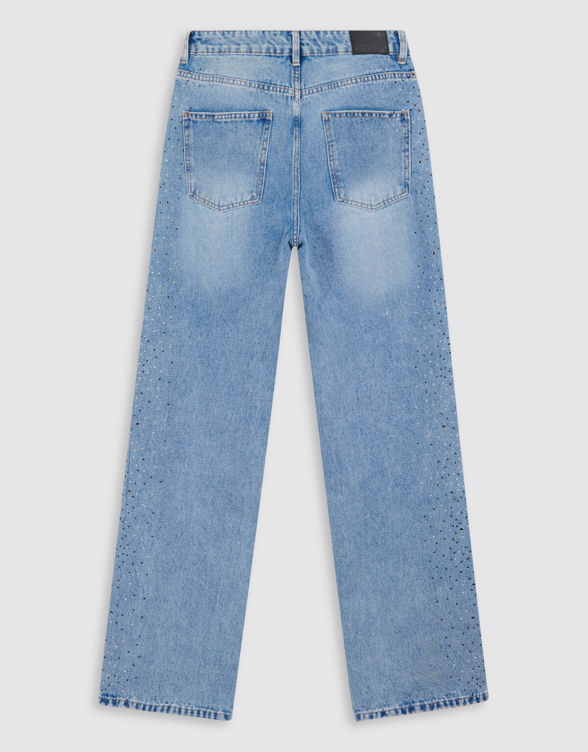 Studs Straight Fit Jeans Mediumstone SHOEBY WOMEN