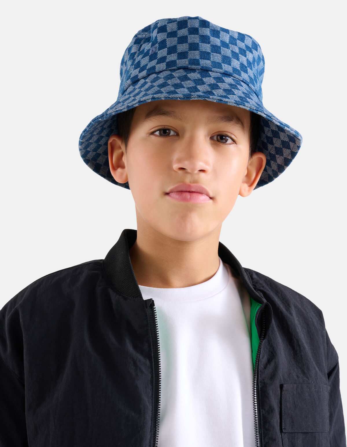 Denim Bucket Hoed Blauw SHOEBY ACCESSOIRES