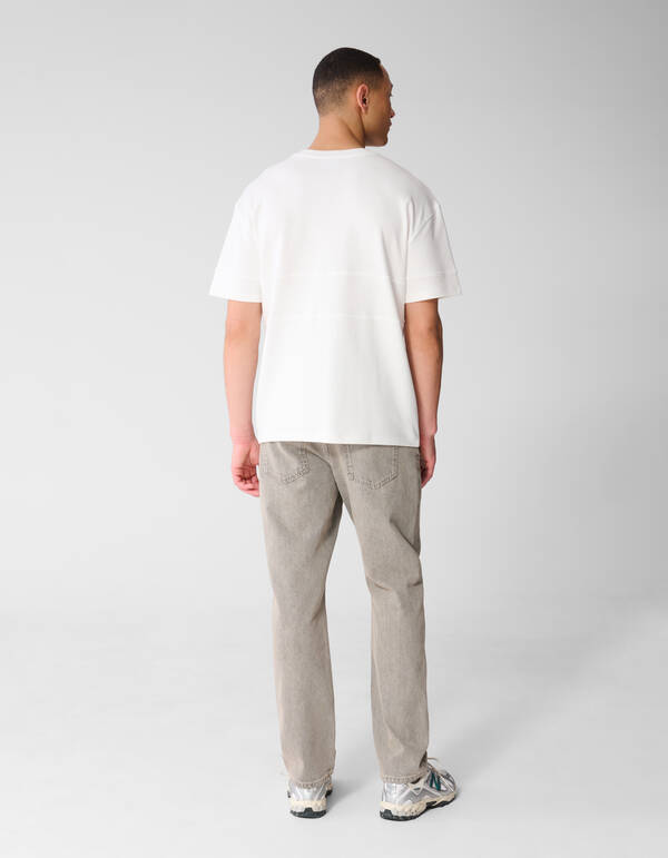 Modern Straight Fit Jeans Zand L32 SHOEBY MEN