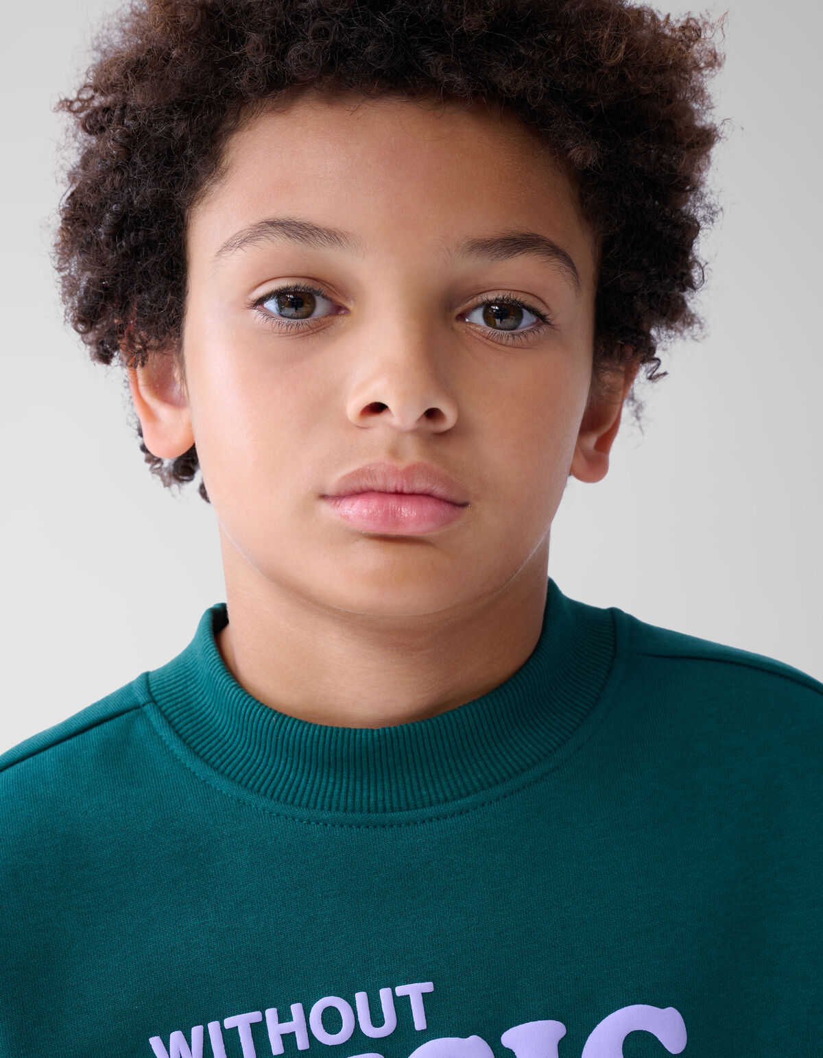 Artwork Sweater Donkergroen SHOEBY BOYS