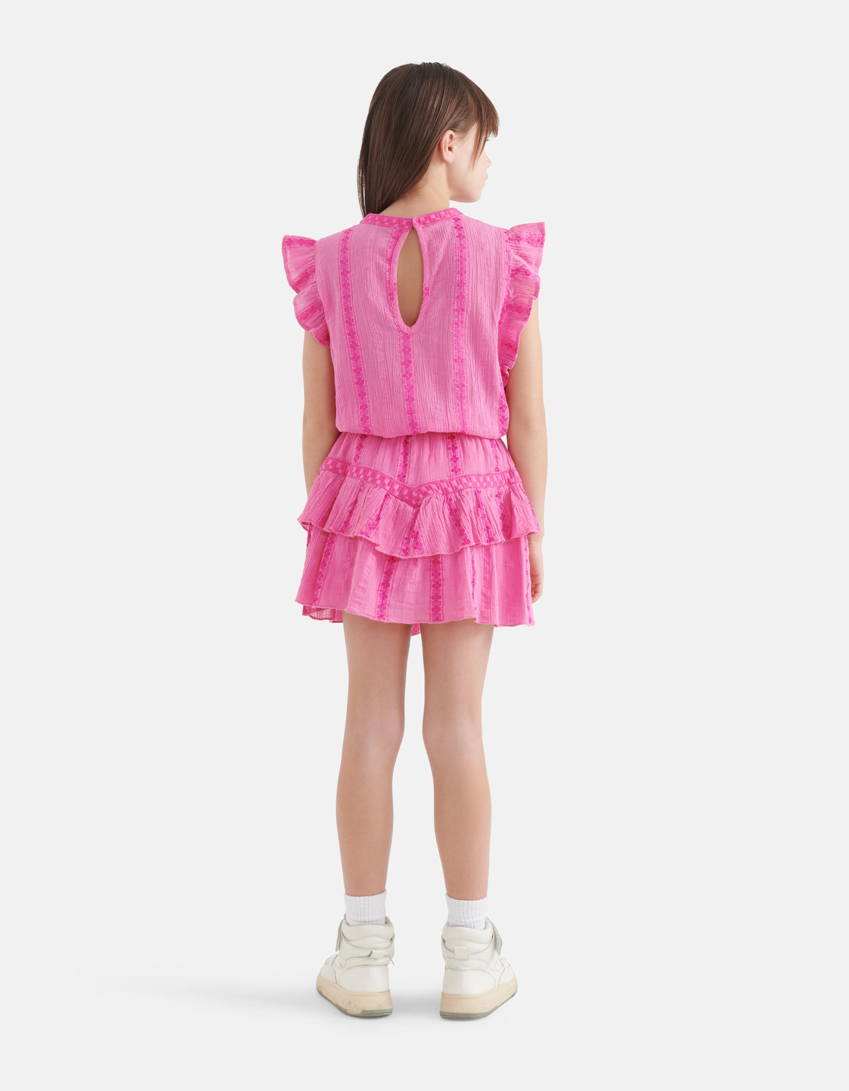 Tape Detail Rok Roze SHOEBY GIRLS