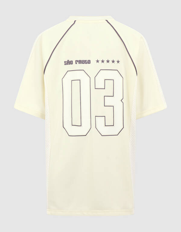 Sporty Oversized T-shirt Lichtgeel SHOEBY BOYS