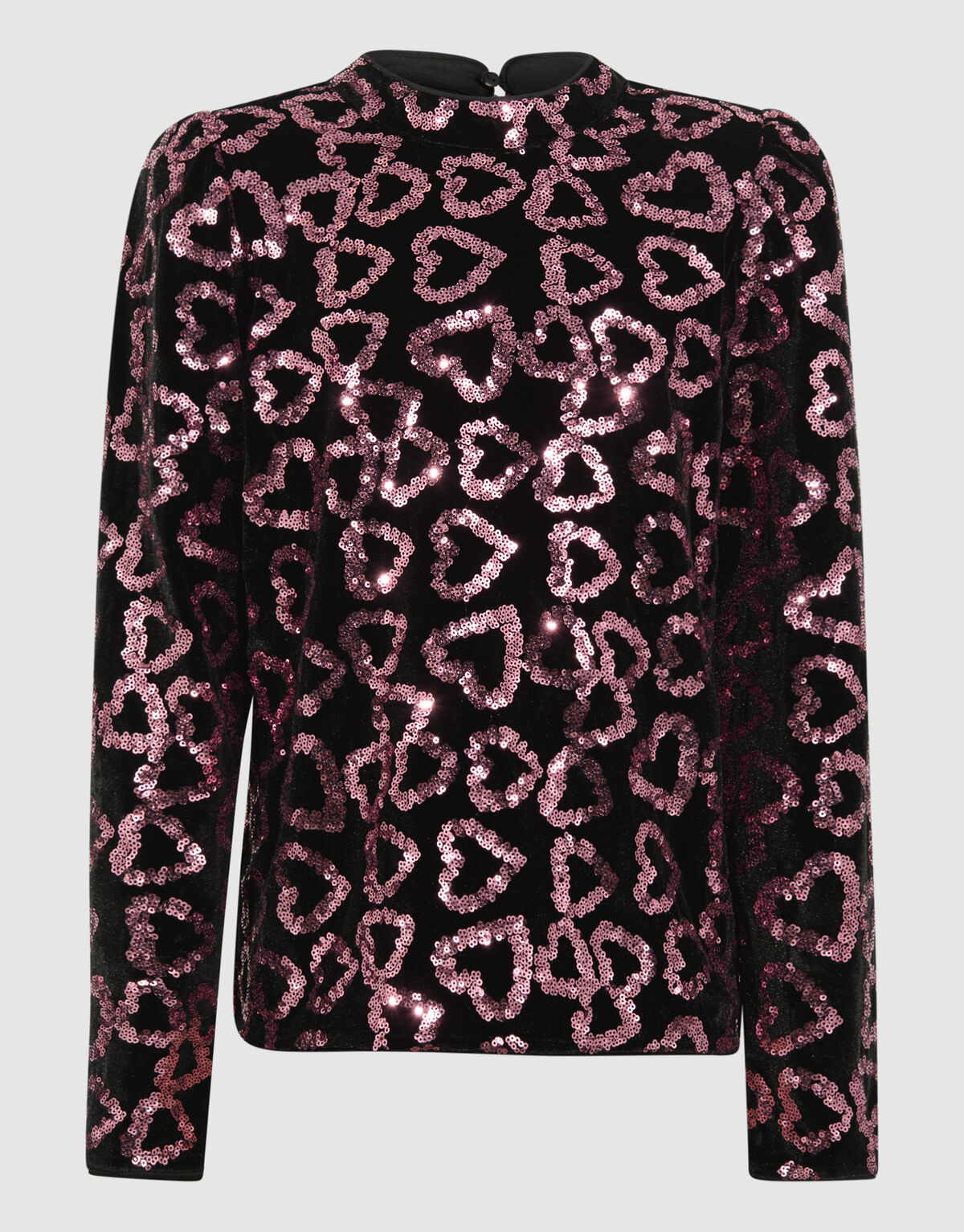 Sequin Heart Top Lichtroze SHOEBY GIRLS