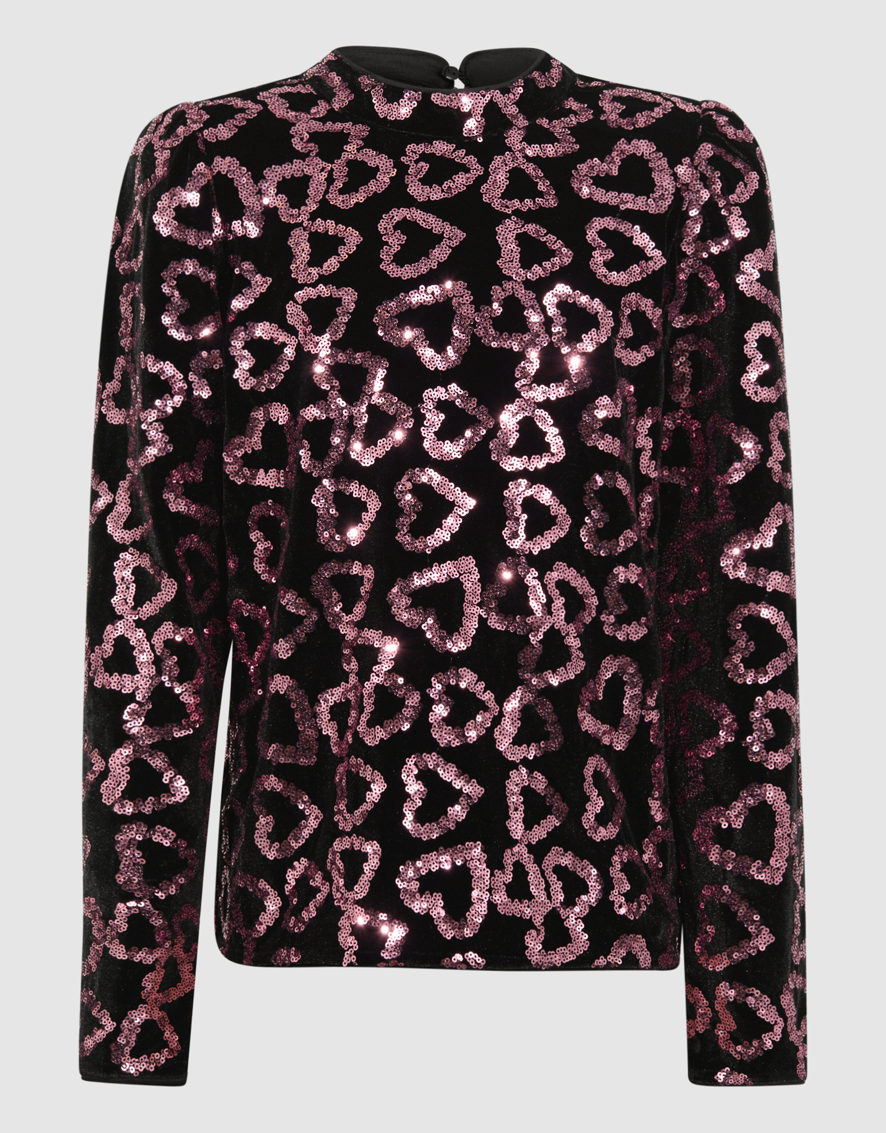 Sequin Heart Top Lichtroze SHOEBY GIRLS