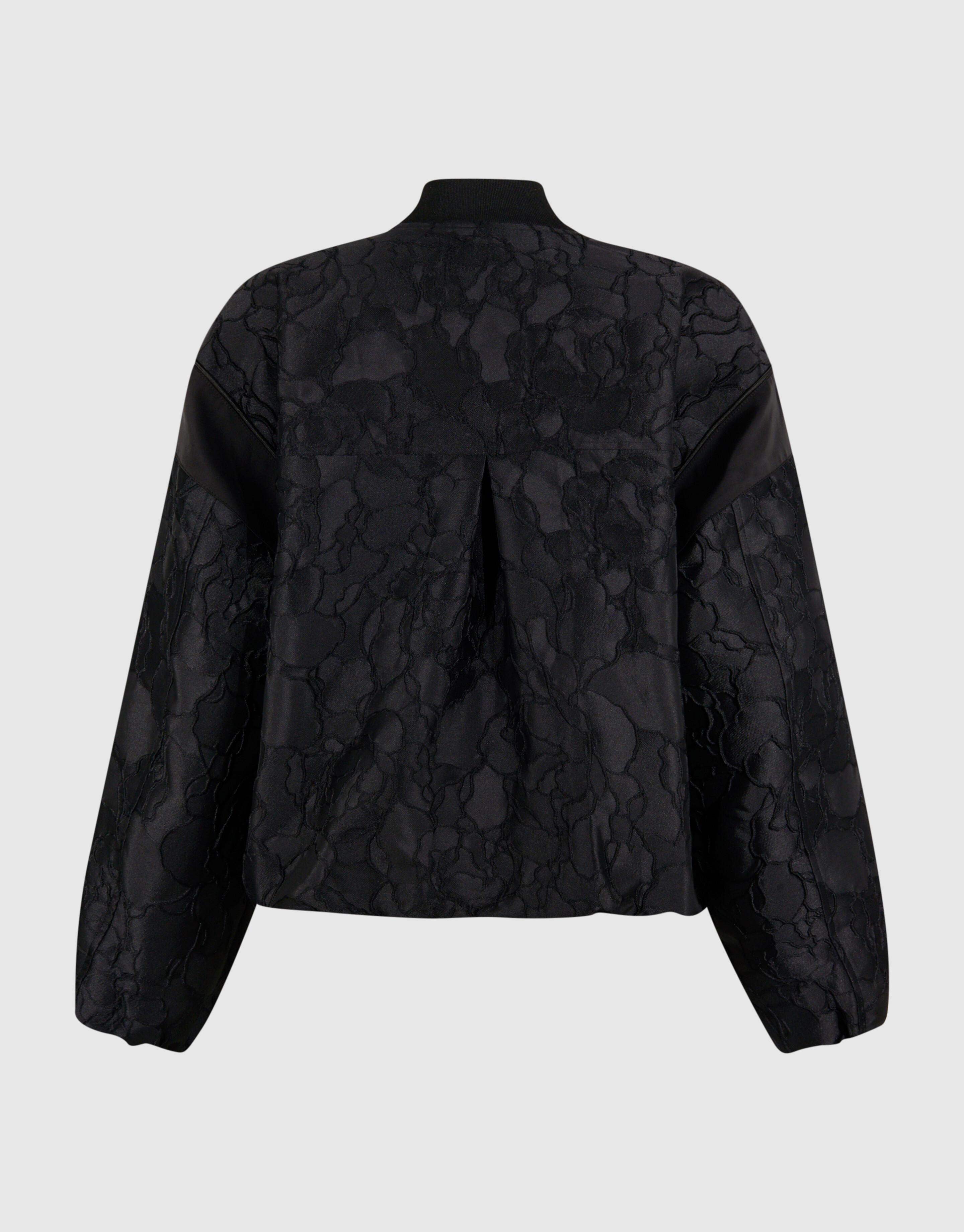 Flower Jacquard Bomber Zwart SHOEBY WOMEN
