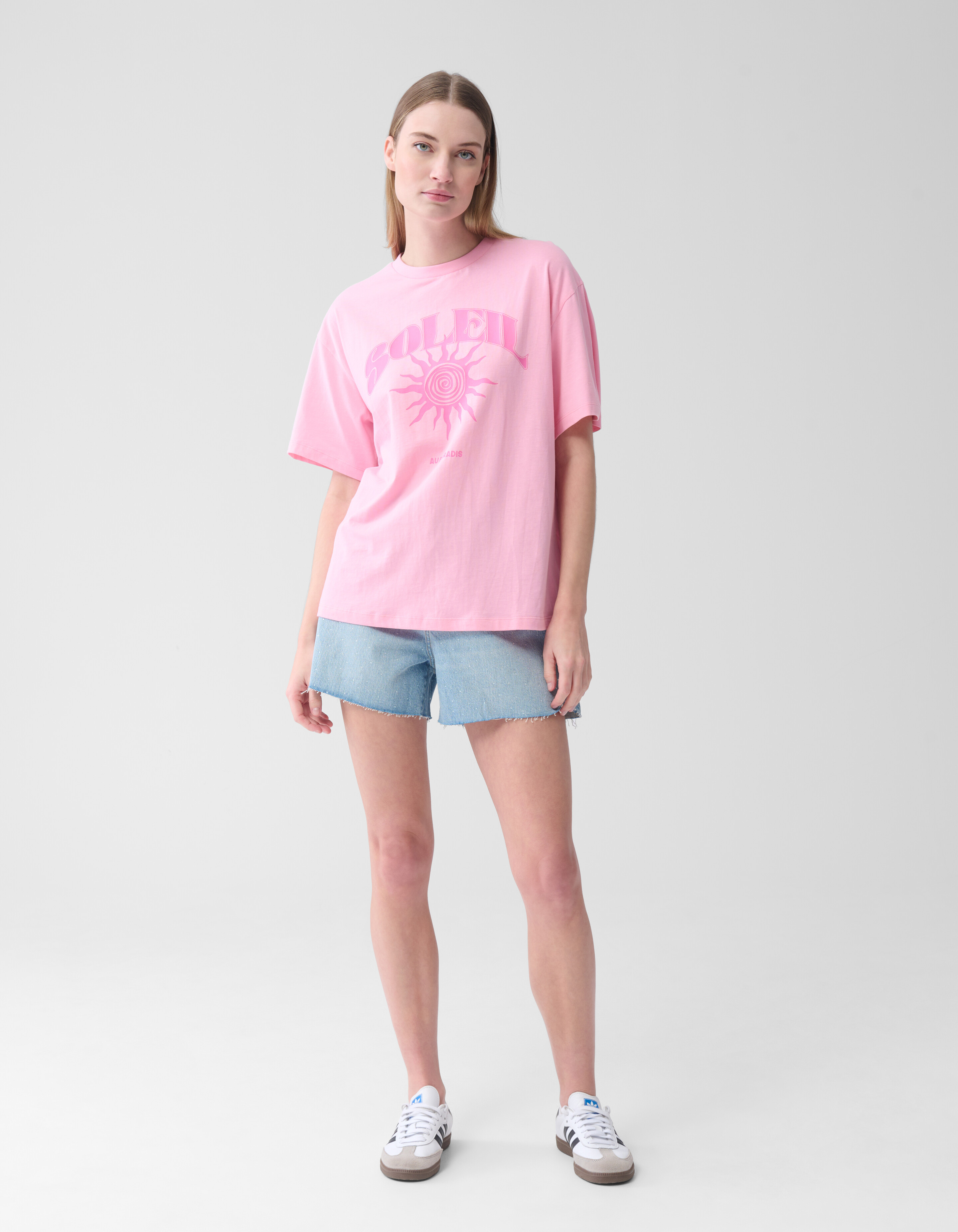 Soleil Artwork T-shirt Roze SHOEBY WOMEN