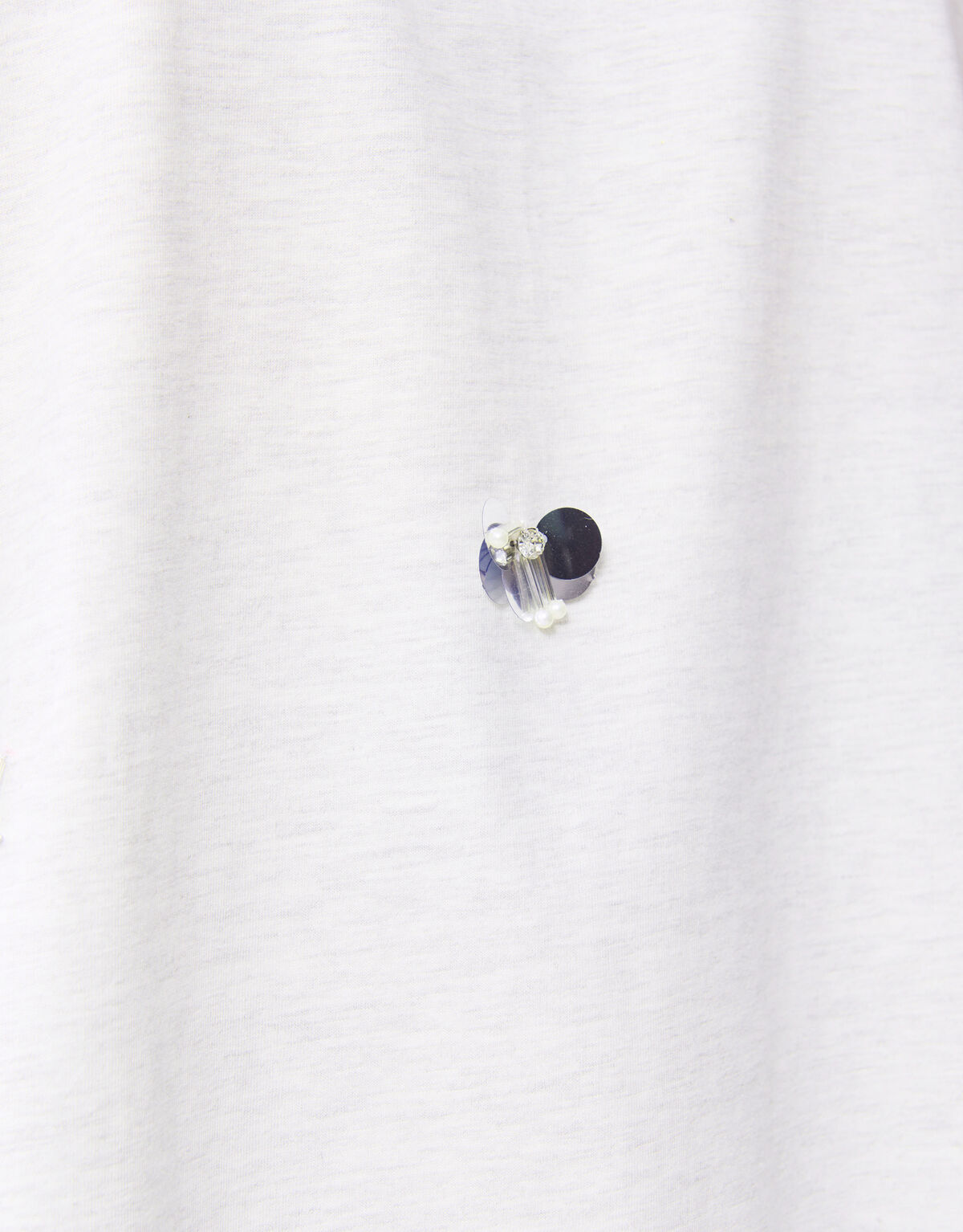 Oversized Embellished T-shirt Grijs SHOEBY WOMEN