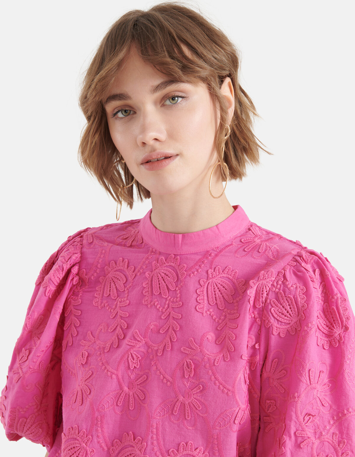 Embroidery Top Roze SHOEBY WOMEN