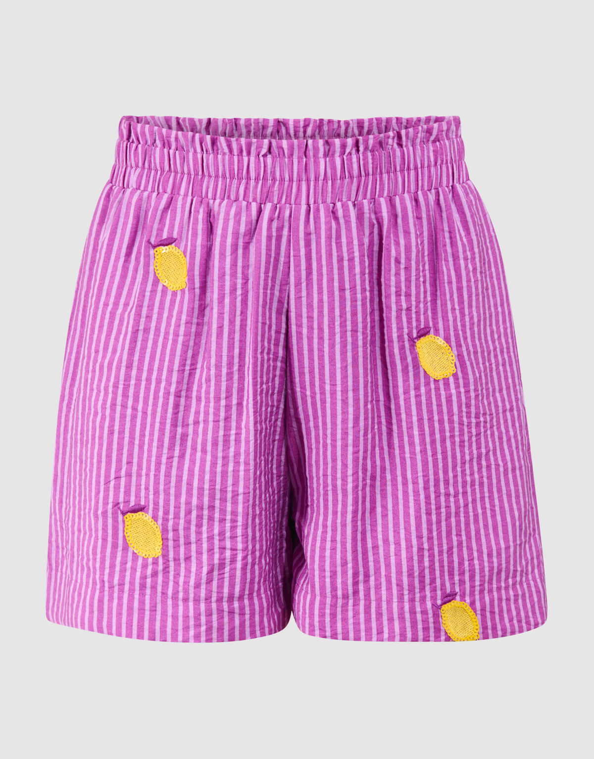 Lemon Pinstripe Short Paars SHOEBY GIRLS