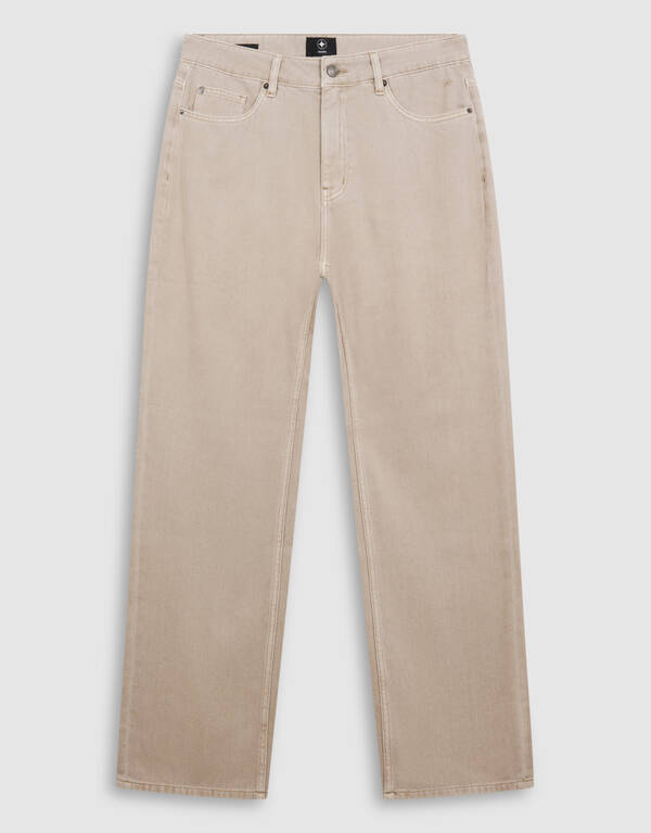 Relaxed Fit Jeans Lichtbruin SHOEBY MEN