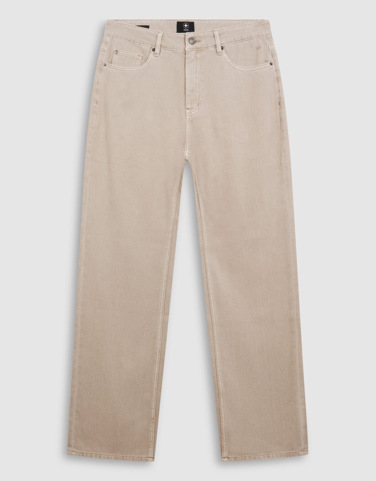 Relaxed Fit Jeans Lichtbruin SHOEBY MEN