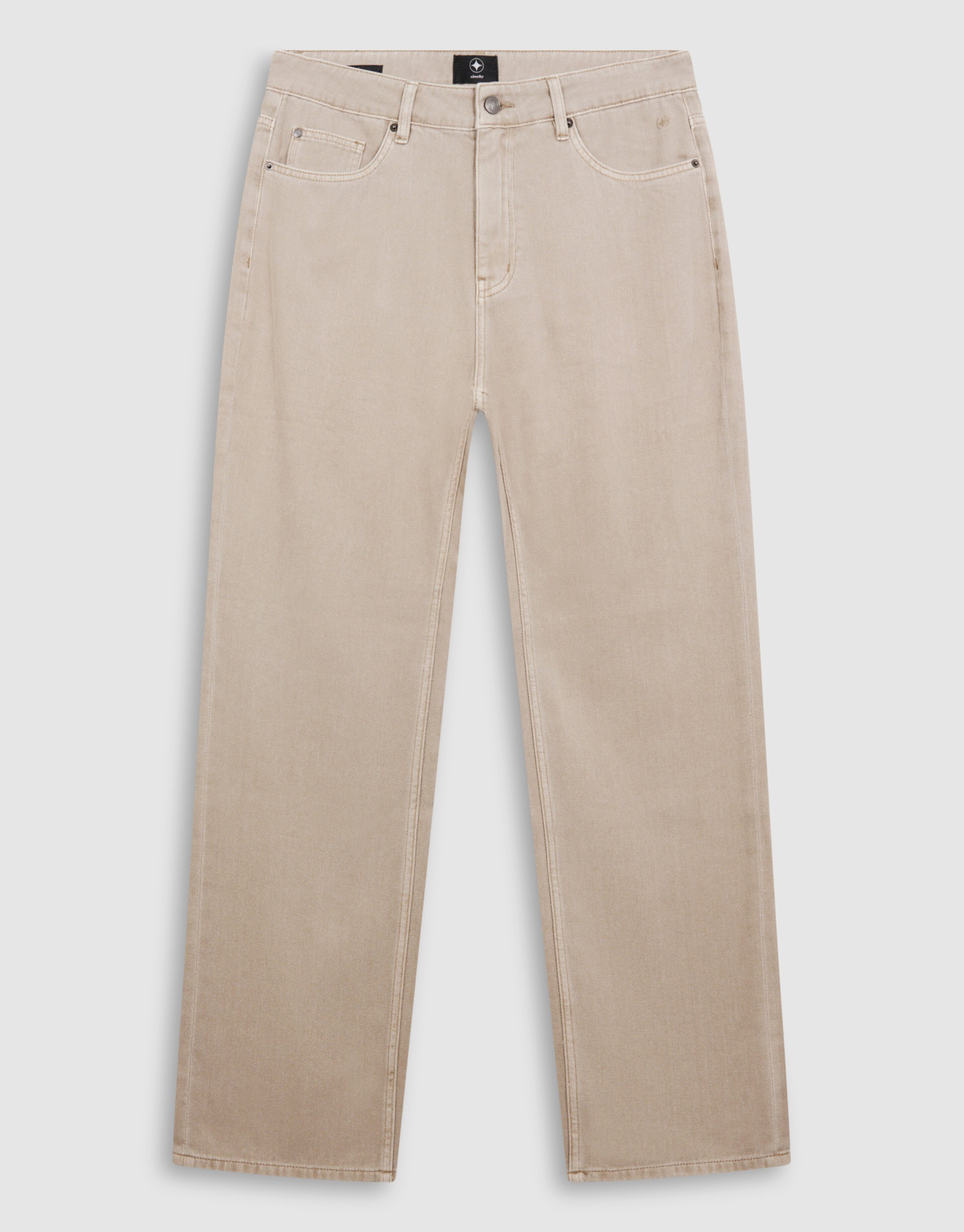 Relaxed Fit Jeans Lichtbruin SHOEBY MEN