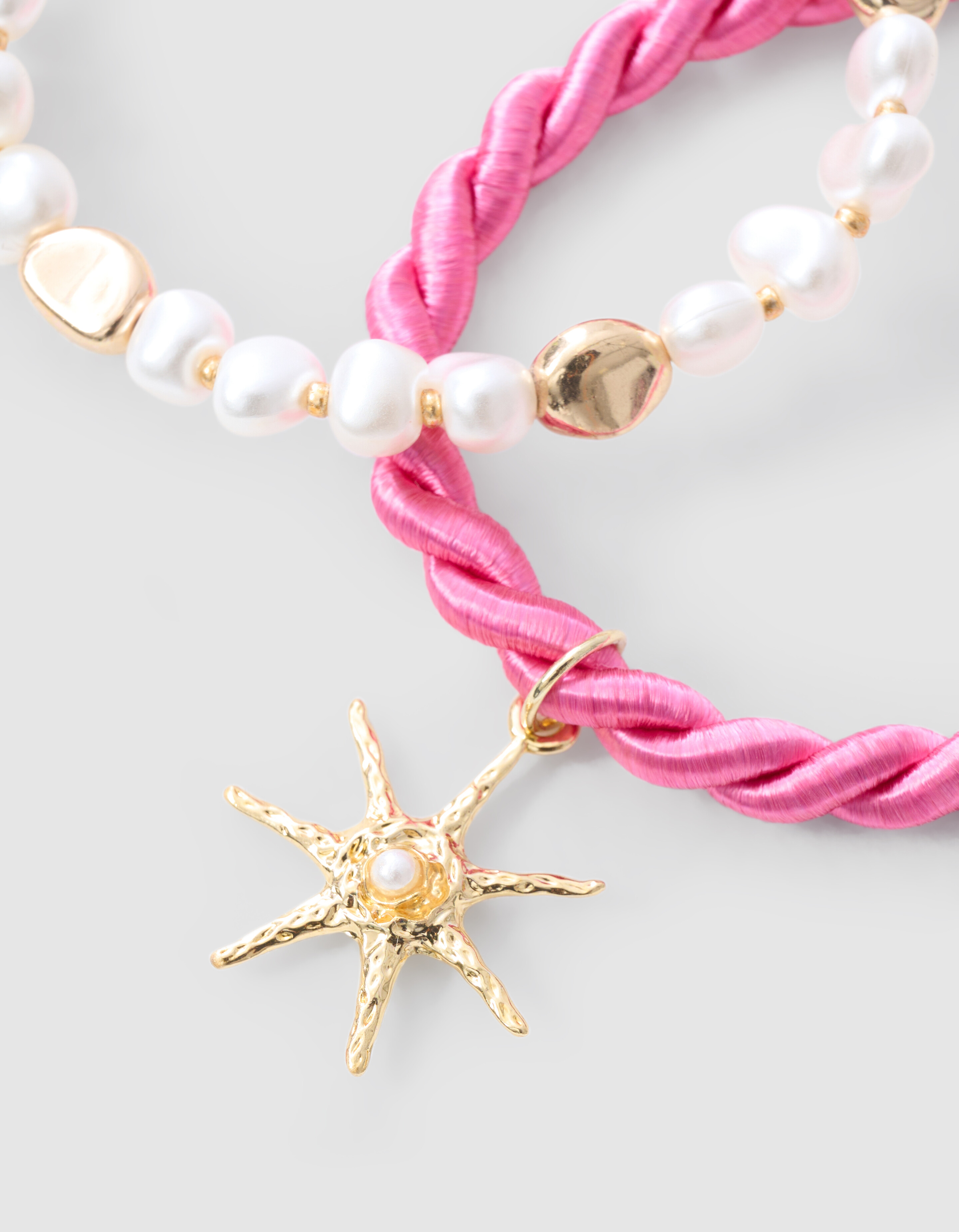 Twisted Armbanden Set Oranje SHOEBY ACCESSOIRES