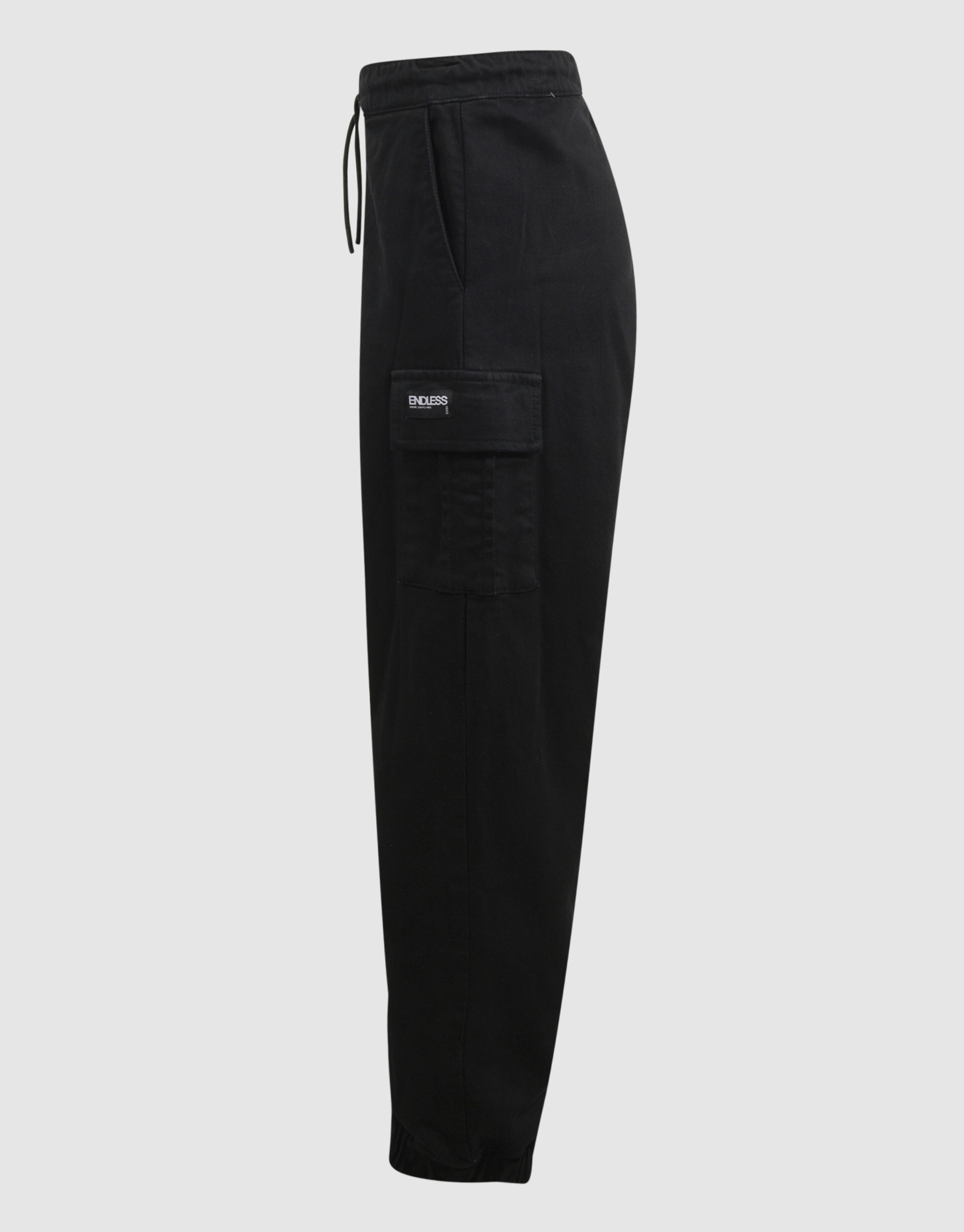 Loose Fit Cargo Broek Donkergrijs SHOEBY BOYS