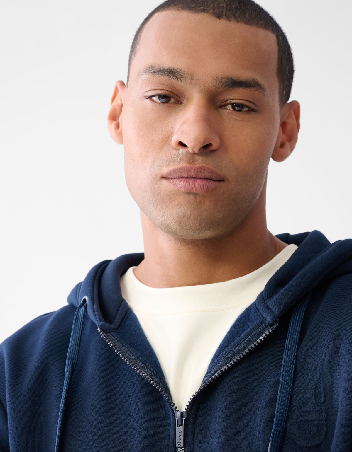 Zipper Hoodie Donkerblauw SHOEBY MEN