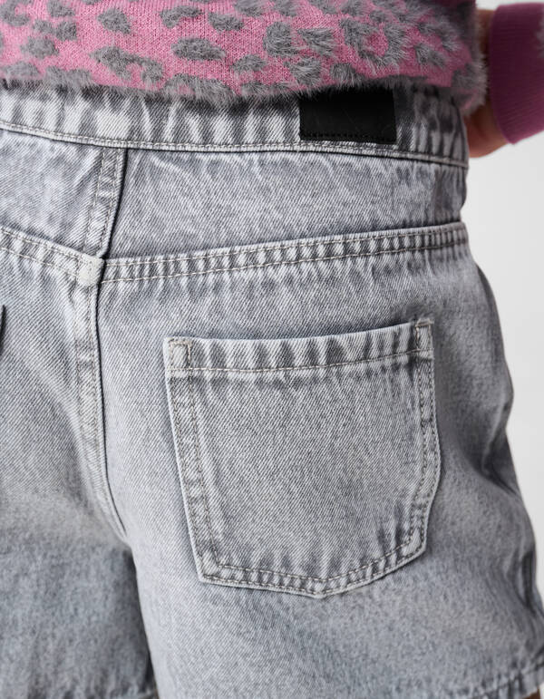 Heart Wrap Skort Lichtgrijs SHOEBY GIRLS