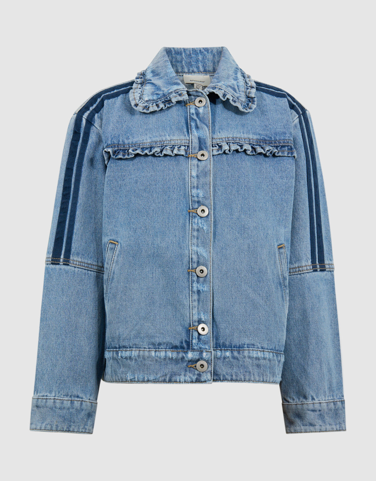 Sporty Denim Jack Blauw SHOEBY GIRLS