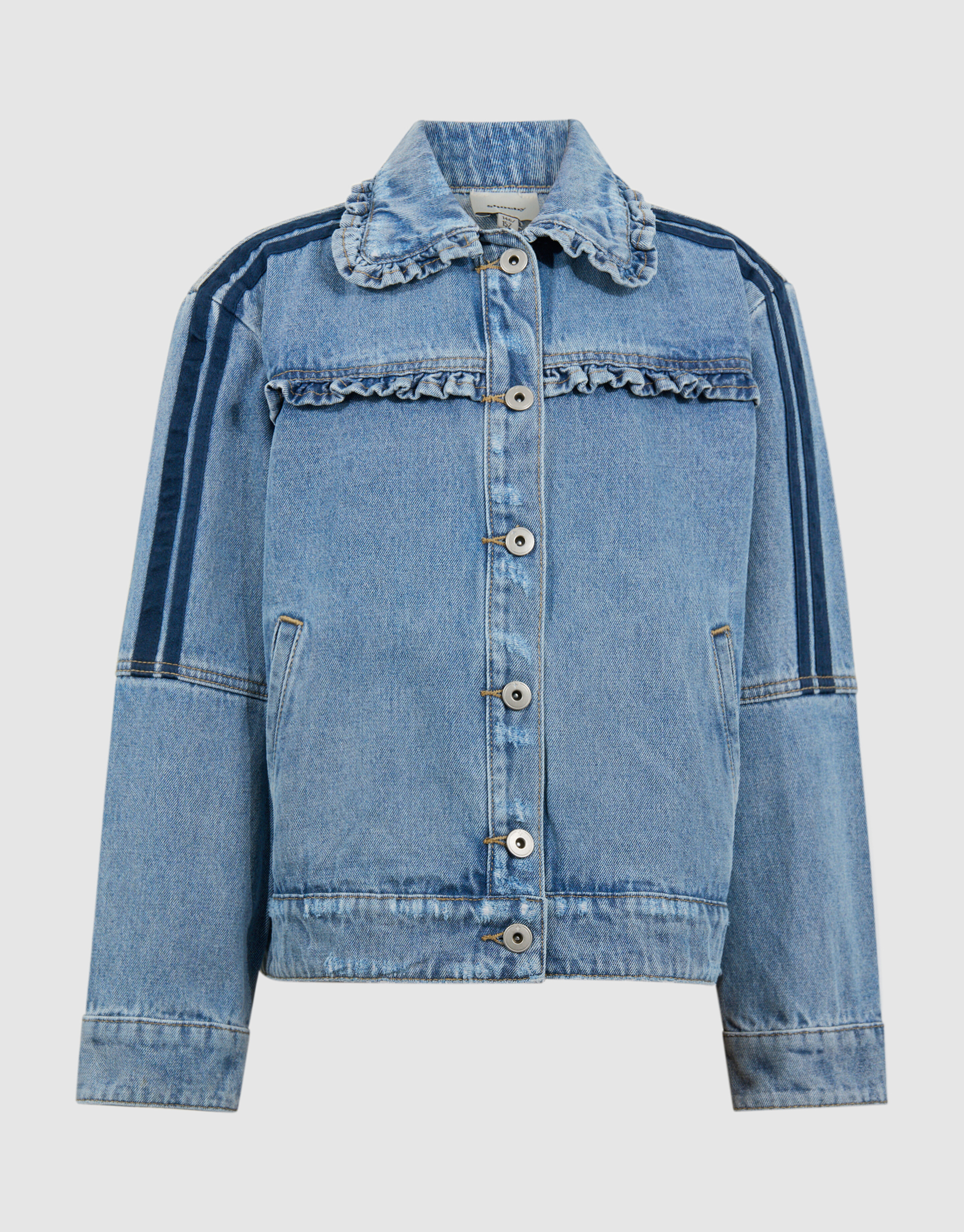 Sporty Denim Jack Blauw SHOEBY GIRLS