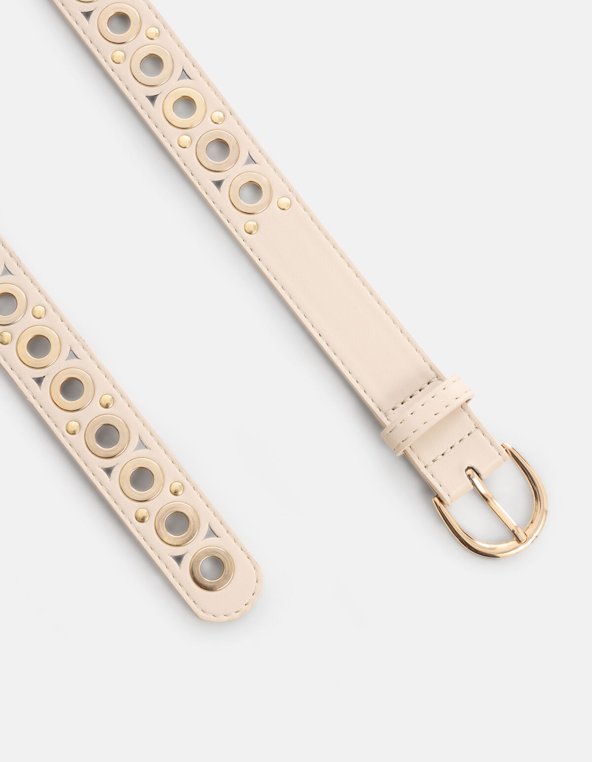 Eyelet Riem Gebroken Wit SHOEBY ACCESSOIRES