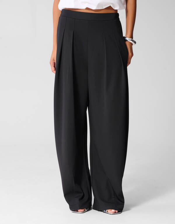 Sporty Barrel Fit Jogger Zwart SHOEBY WOMEN