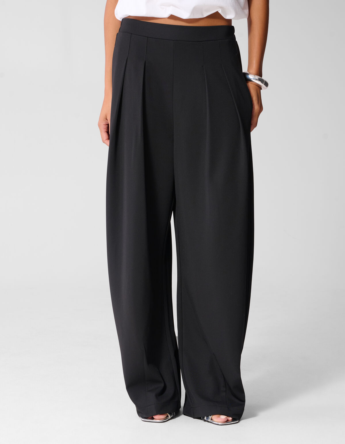 Sporty Barrel Fit Jogger Zwart SHOEBY WOMEN