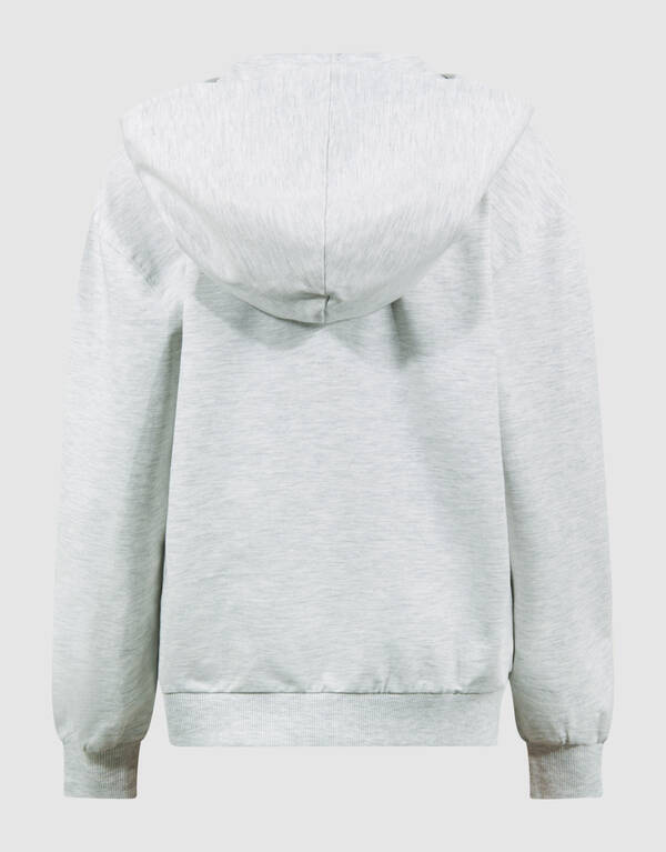 Bloem Artwork Vest Lichtgrijs SHOEBY GIRLS