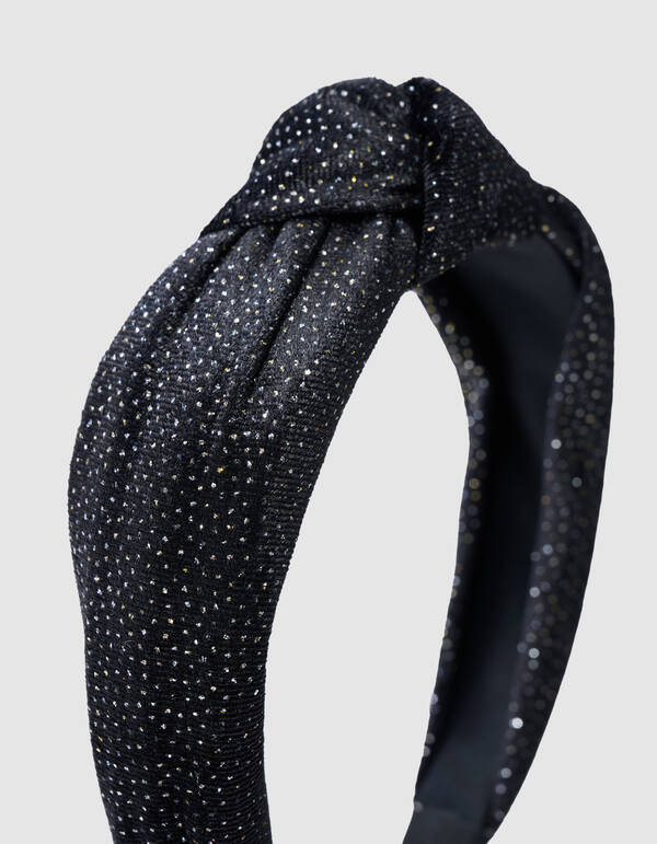 Velvet Haarband Zwart SHOEBY ACCESSOIRES