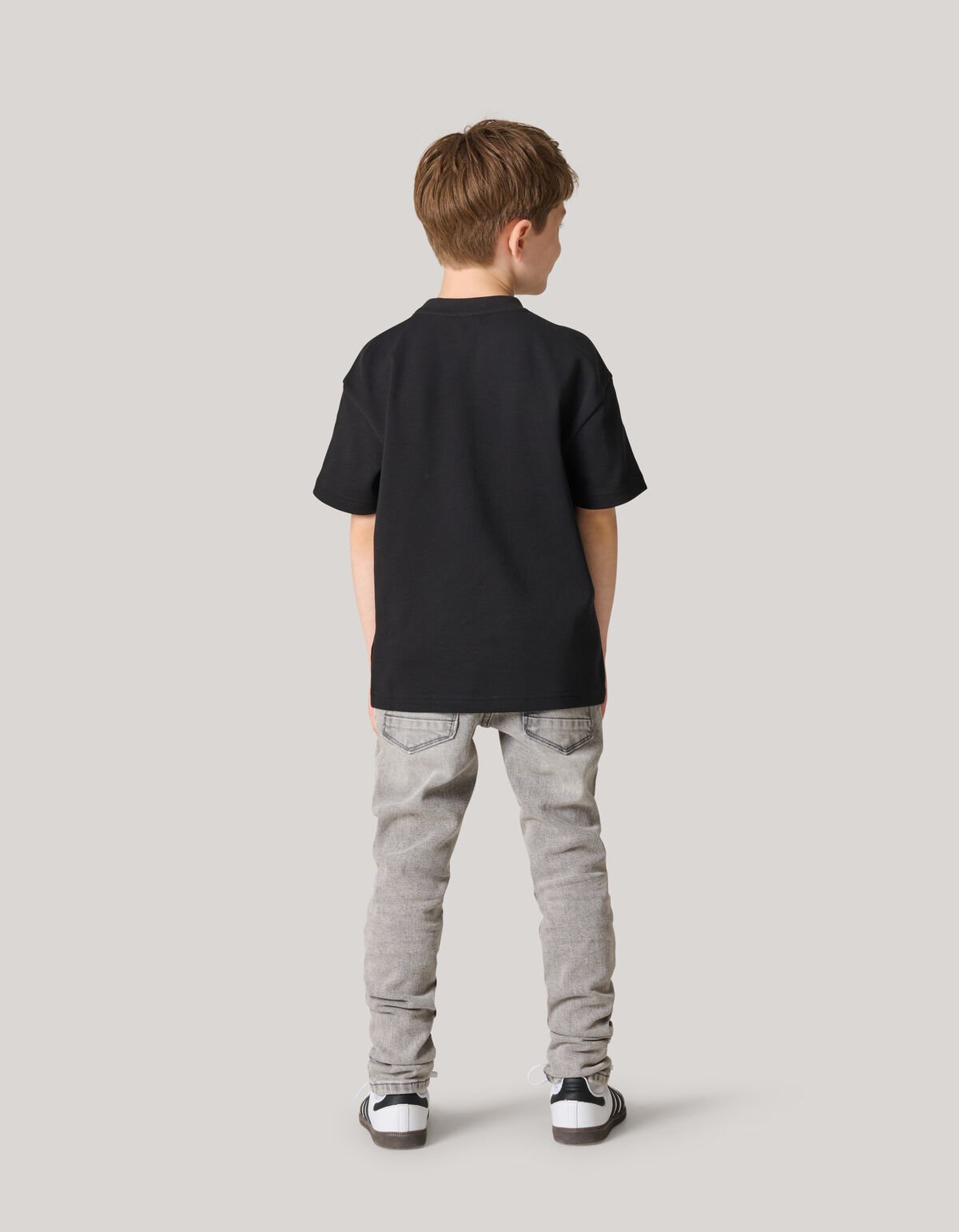 Heavy Basis T-shirt Zwart SHOEBY BOYS