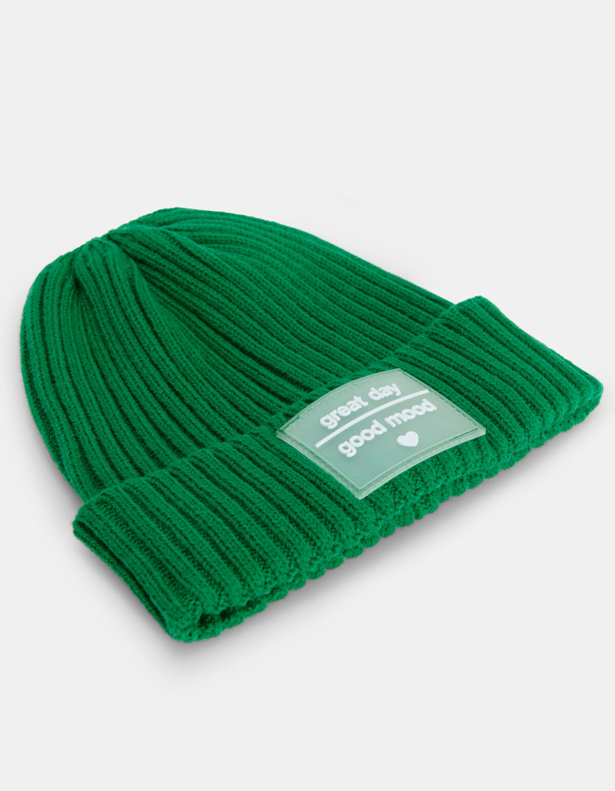 Gebreide Beanie Groen SHOEBY ACCESSOIRES