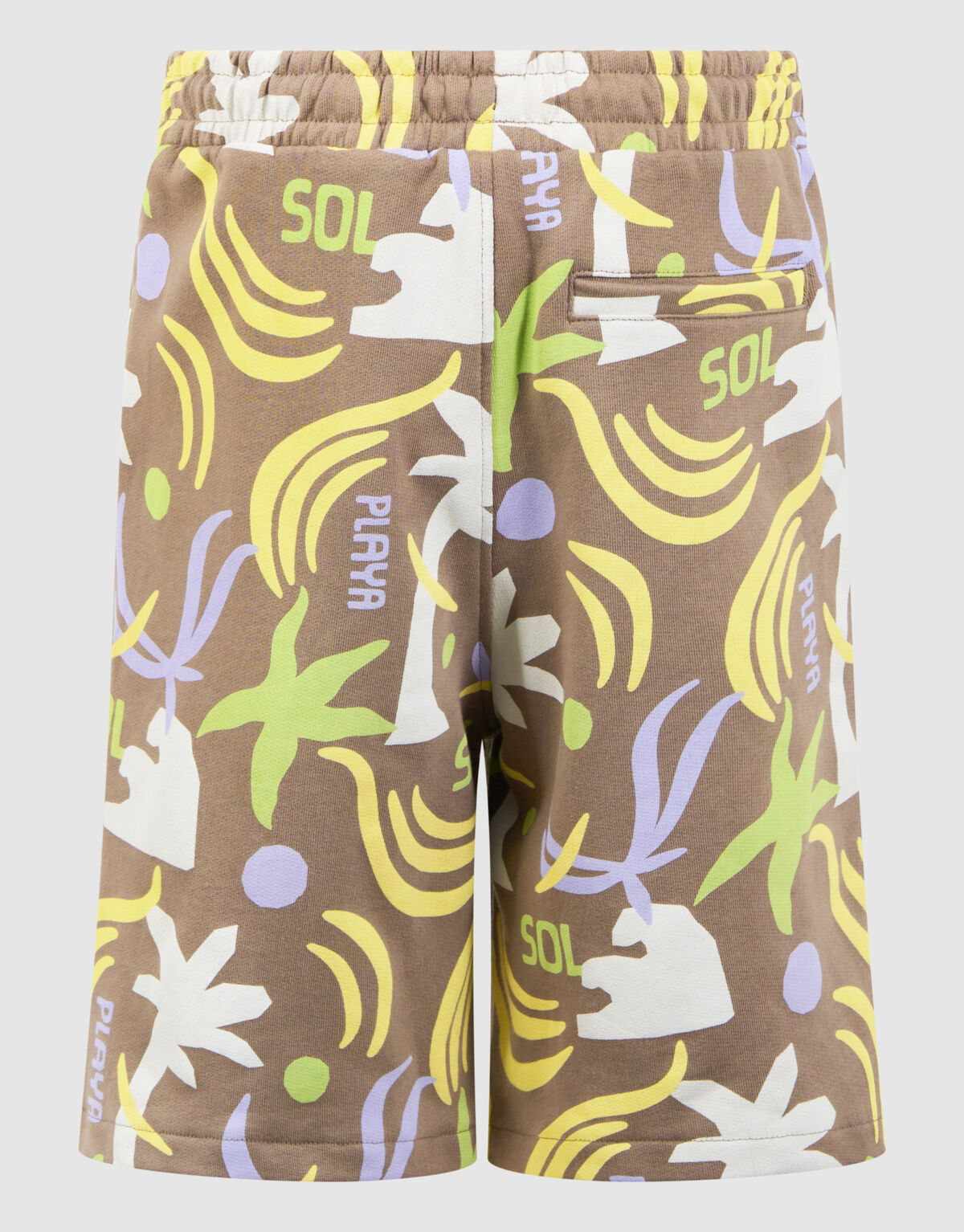 Beach Print Short Taupe SHOEBY BOYS