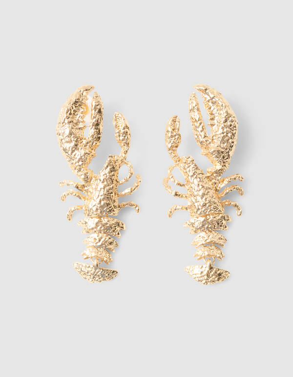 Statement Kreeft Oorbellen Goud SHOEBY ACCESSOIRES