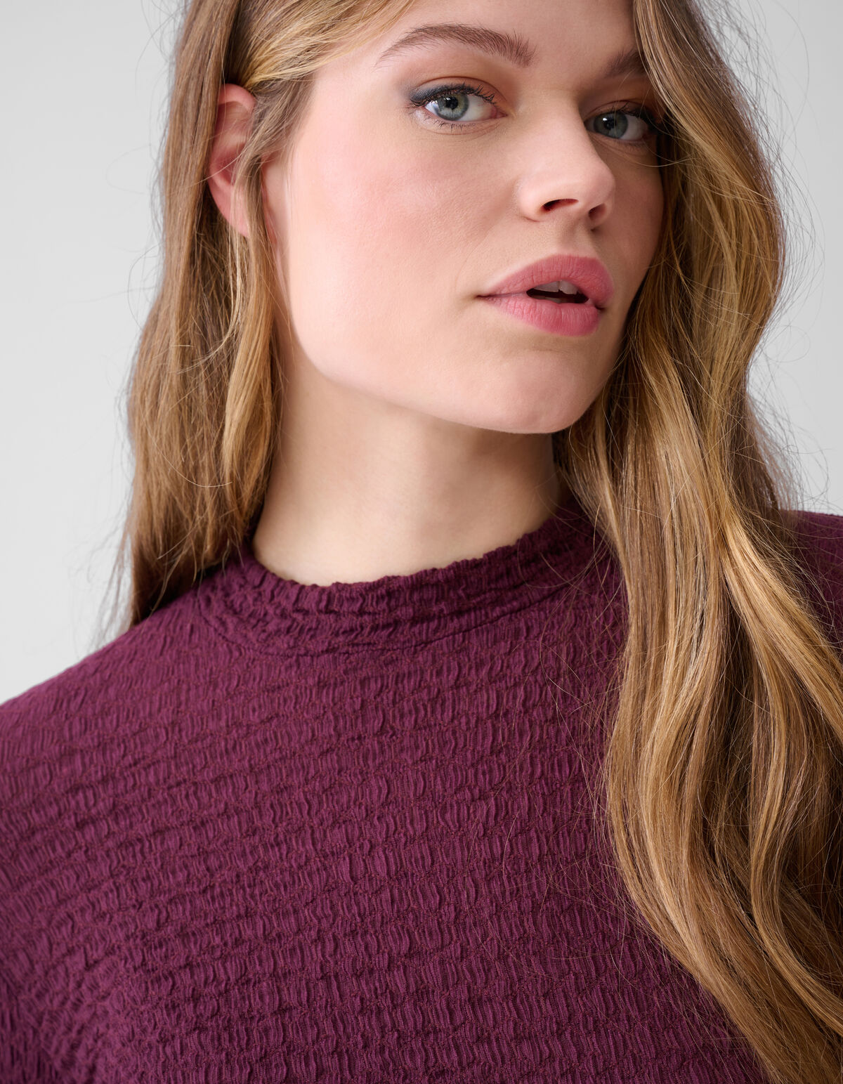Crinkle Top Bordeaux SHOEBY WOMEN