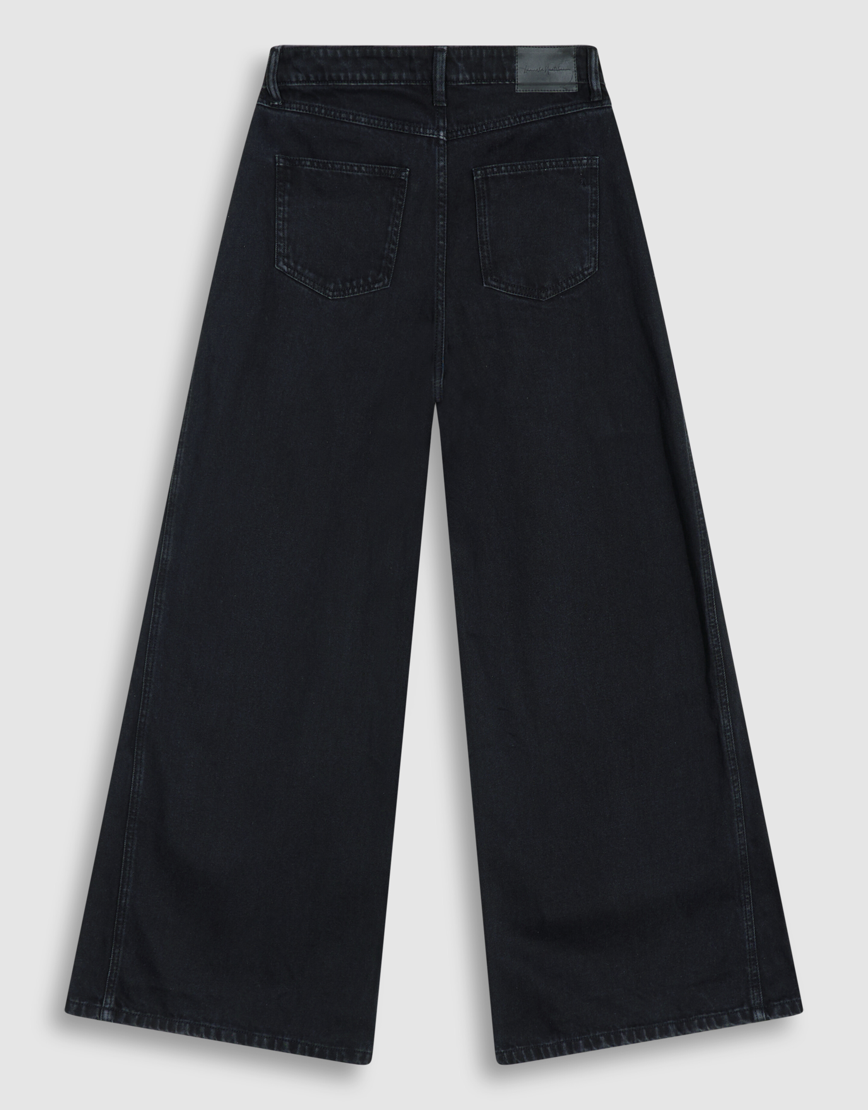 Ultra Wide Leg Fit Jeans Zwart By Lonneke SHOEBY WOMEN