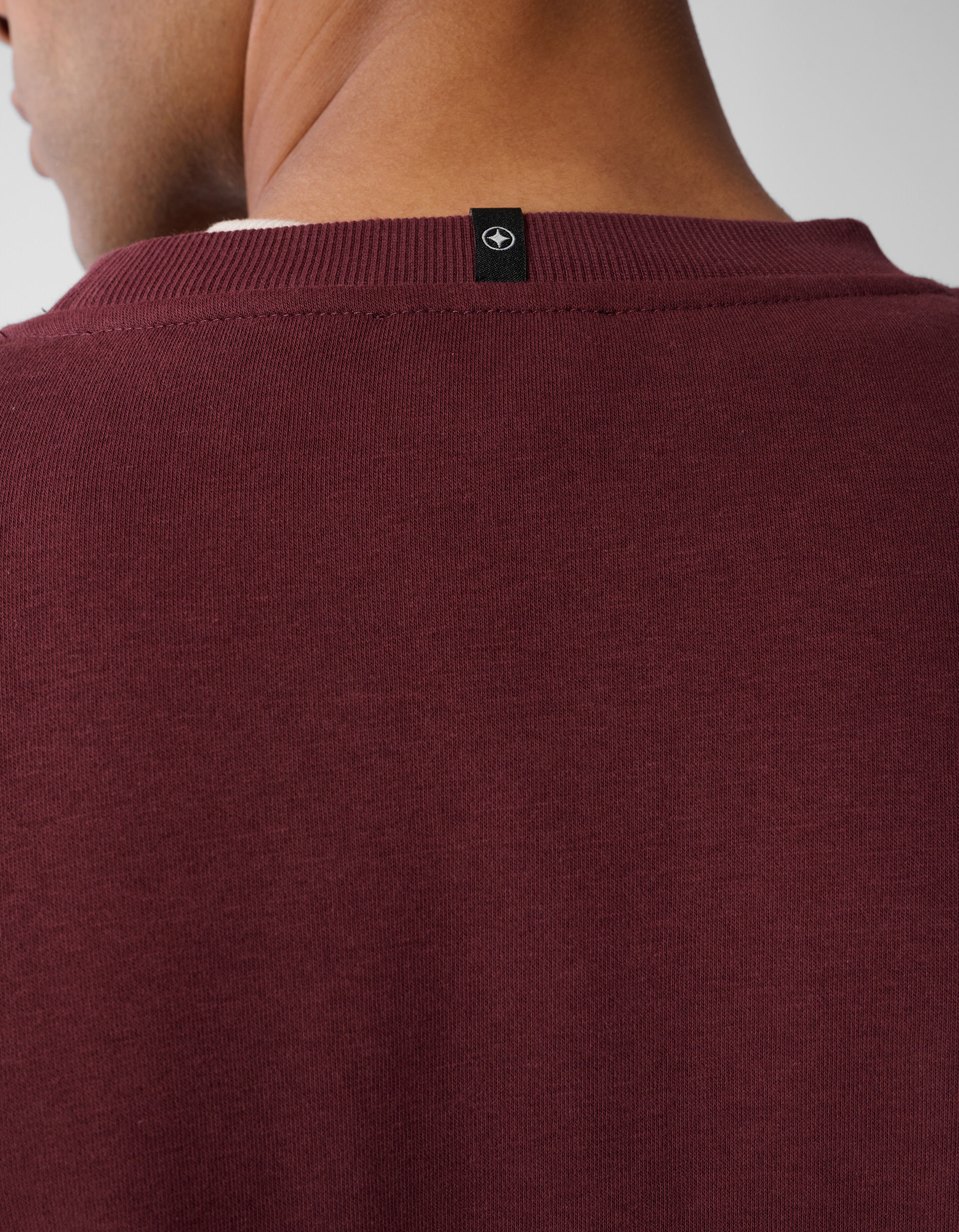 Crewneck Trui Donkerrood SHOEBY MEN