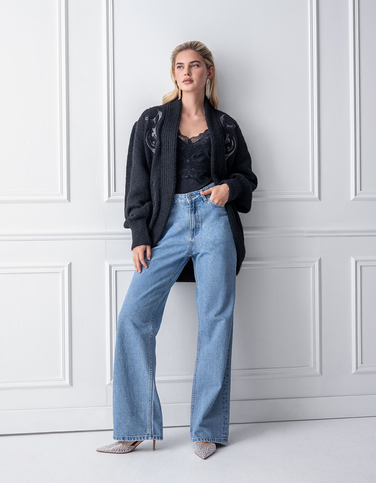 Vintage Vest Zwart SHOEBY WOMEN