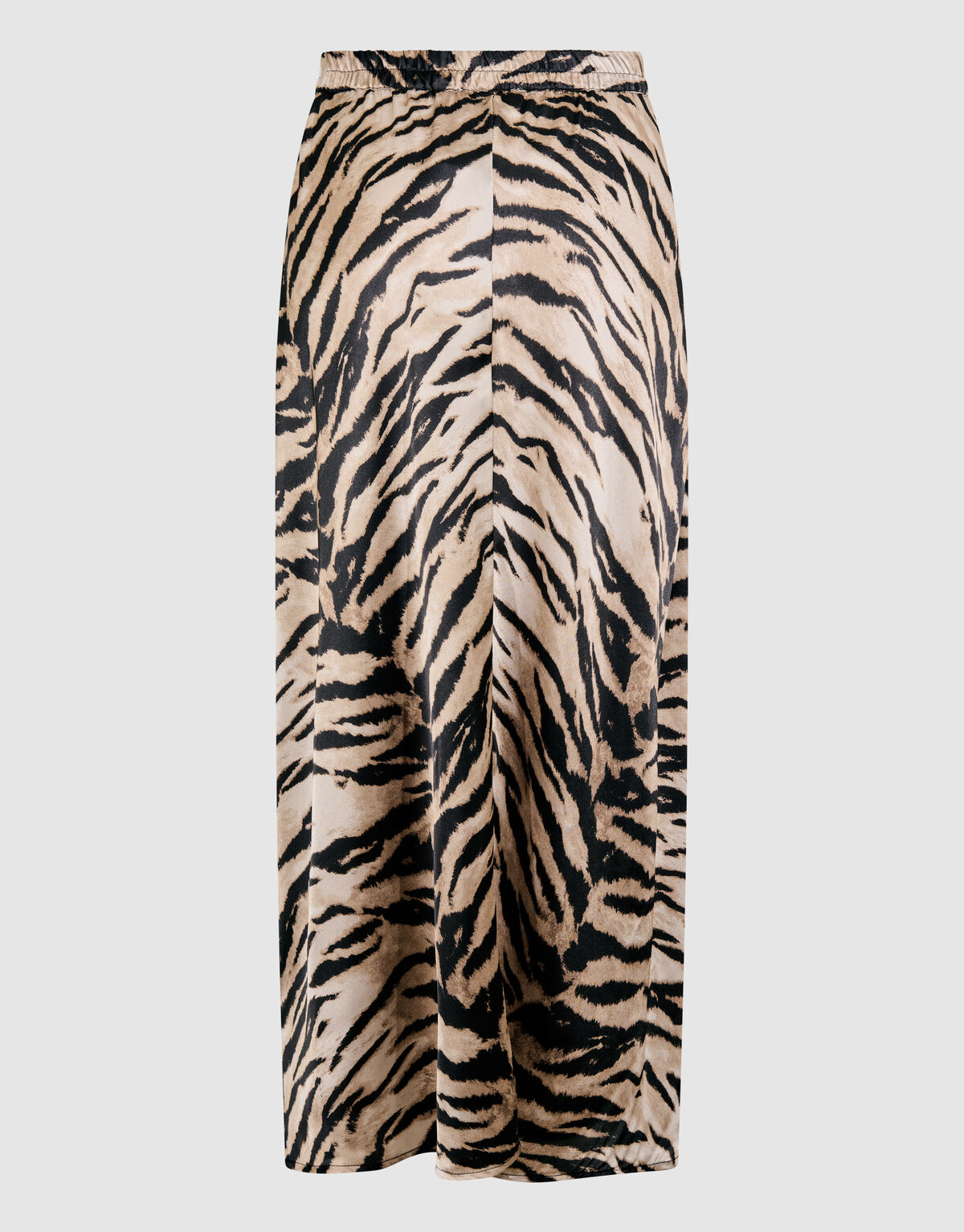 Satijnen Tijger Maxi Rok Bruin SHOEBY WOMEN