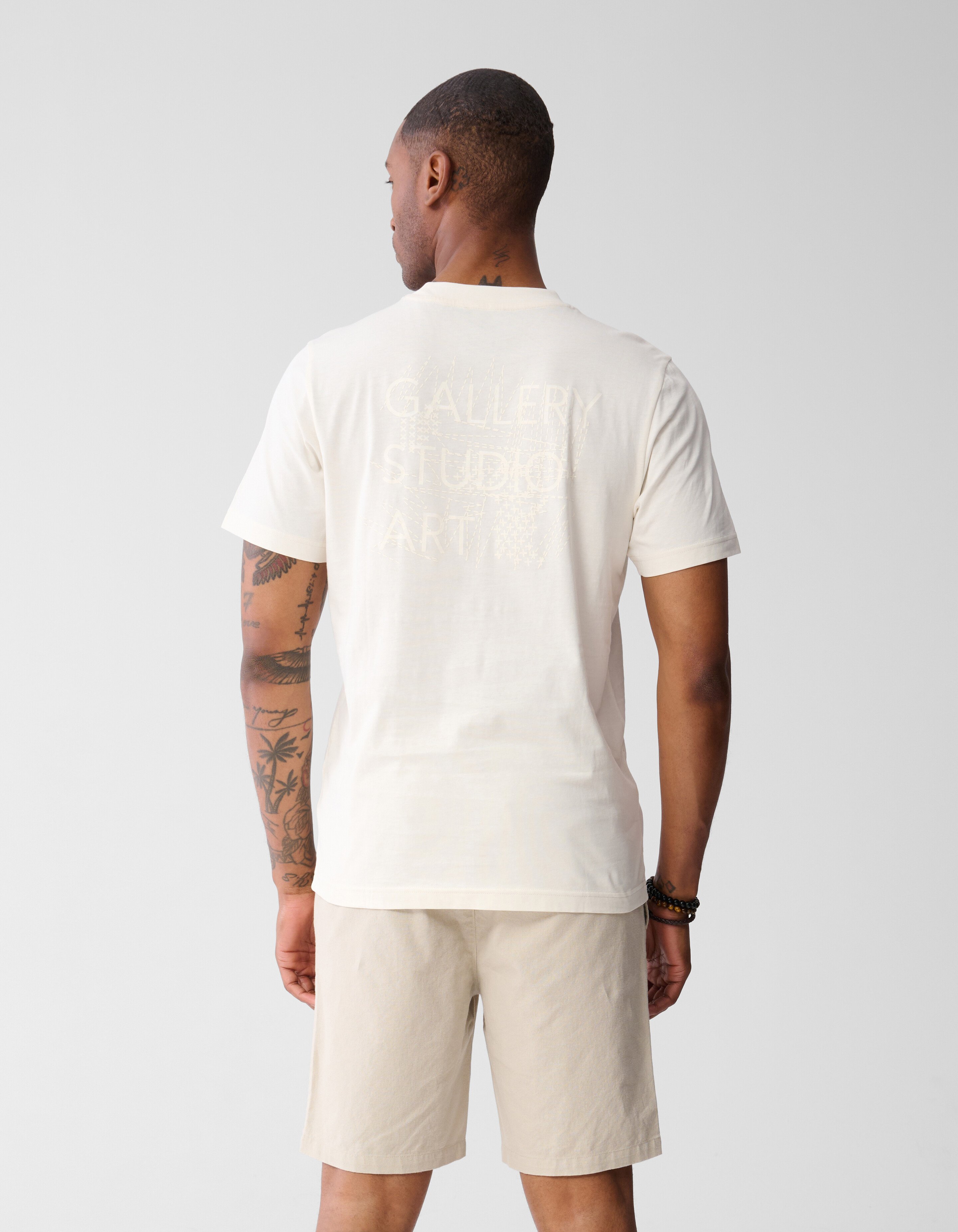 Gallery Artwork T-shirt Gebroken Wit SHOEBY MEN