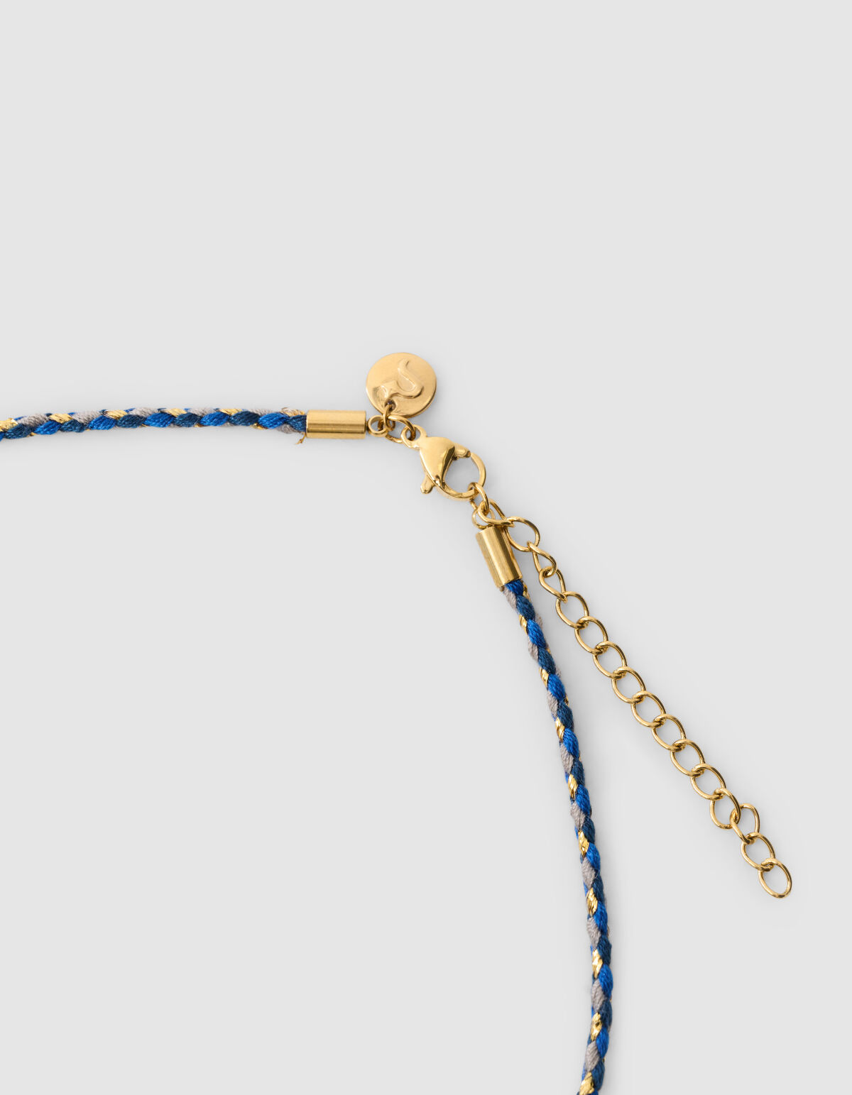 Touw Bedel Ketting Blauw SHOEBY ACCESSOIRES