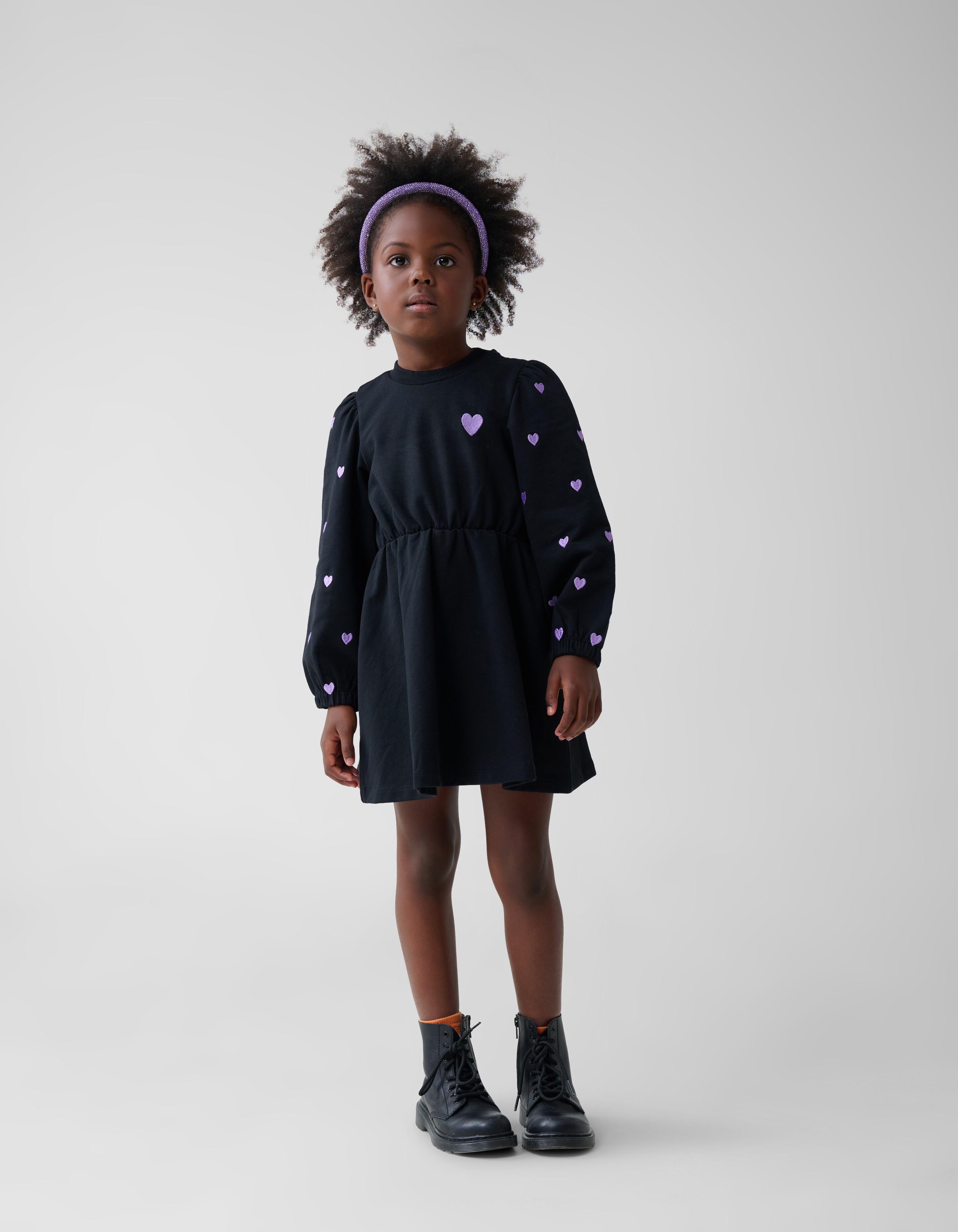 Sweater Jurk Zwart SHOEBY GIRLS