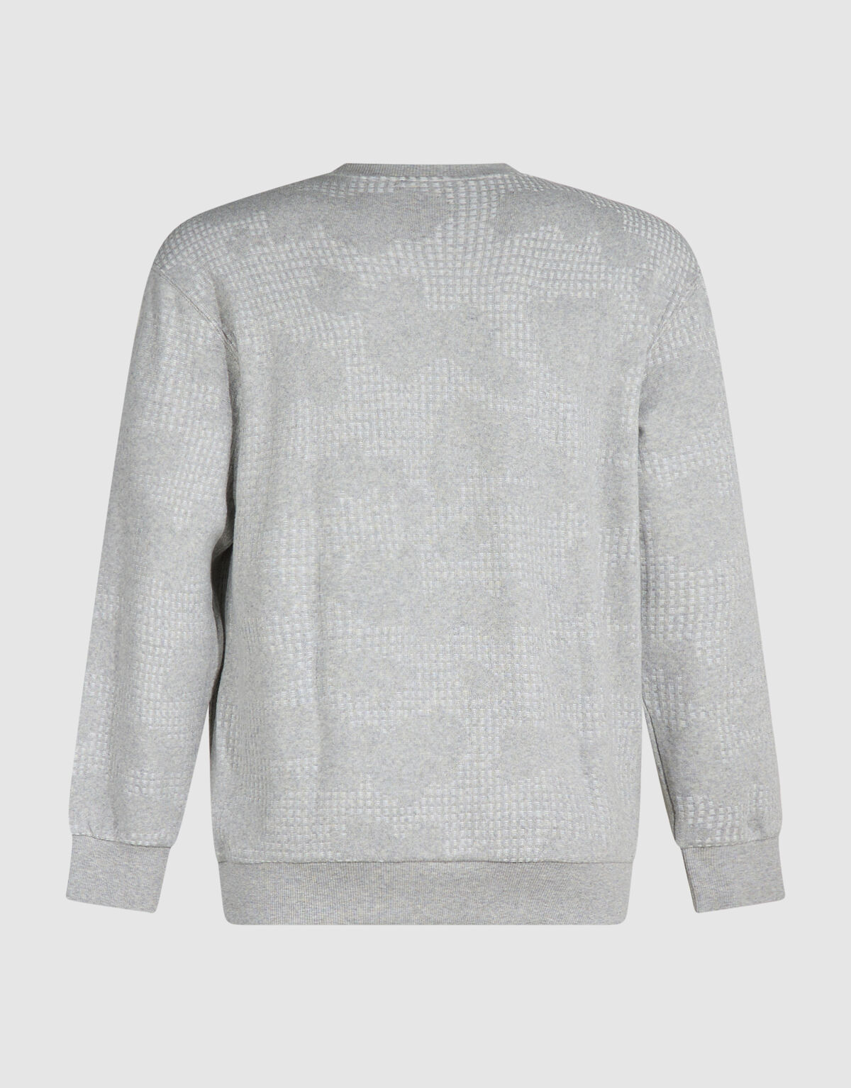 Camo Structure Sweater Lichtgrijs SHOEBY MEN
